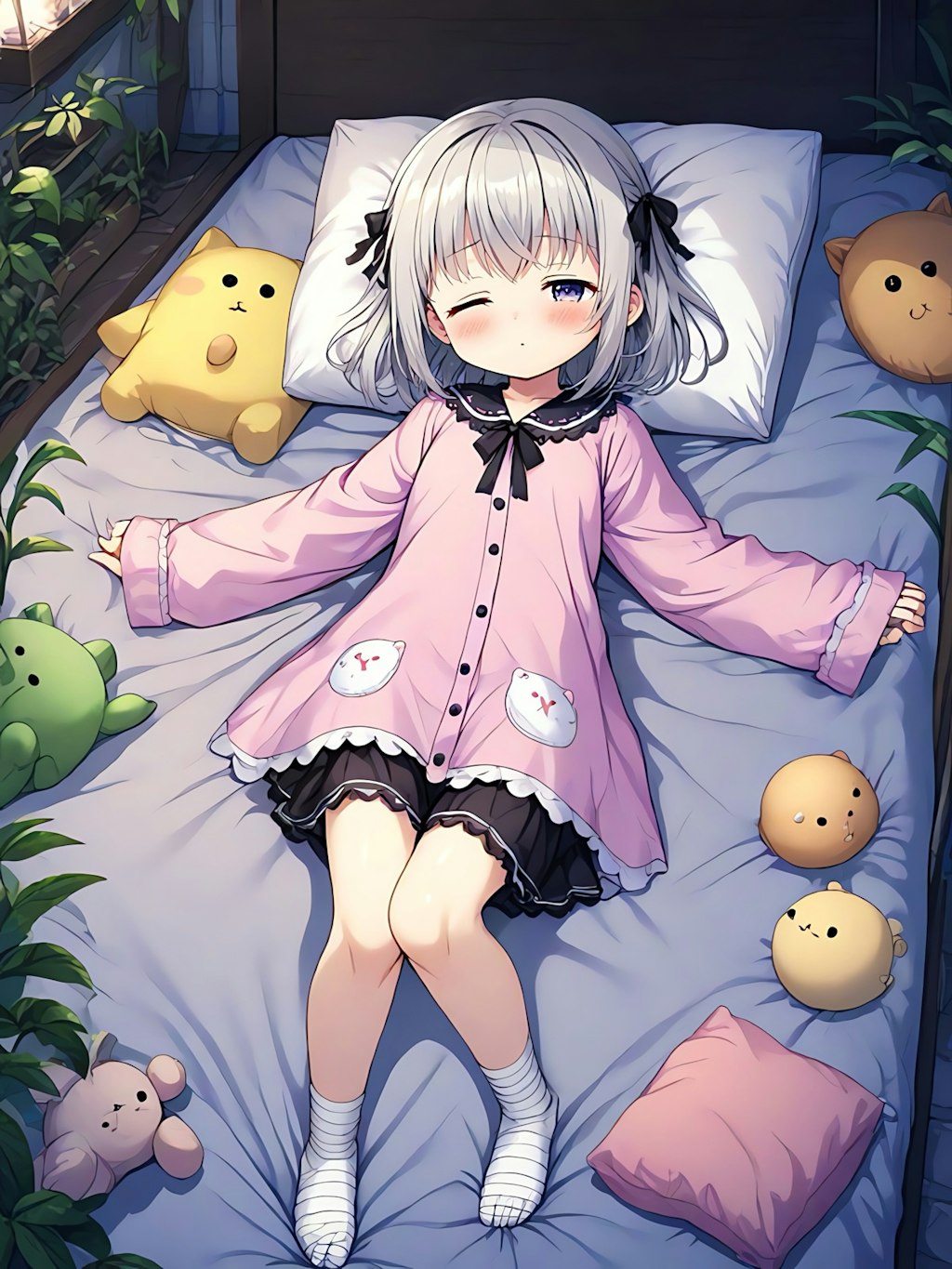 おやすみなさい😴包帯ロリ！