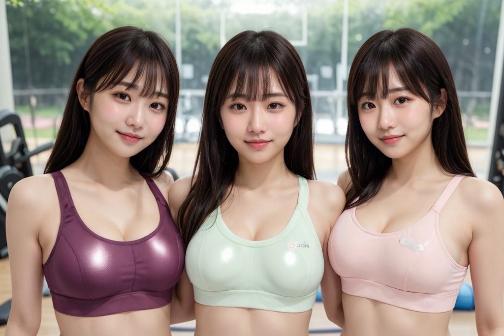 ジムの仲良し3人組