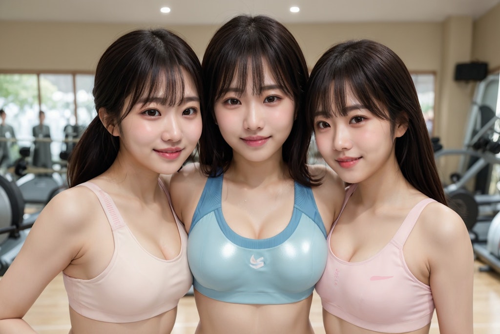 ジムの仲良し3人組