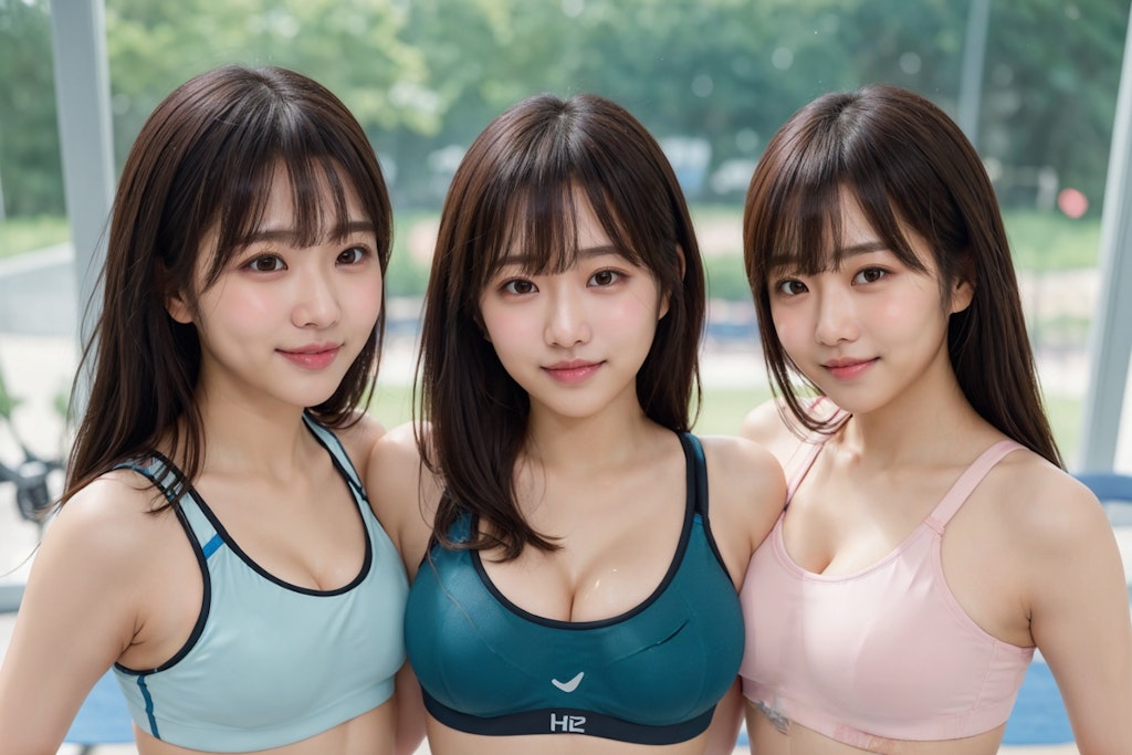 ジムの仲良し3人組
