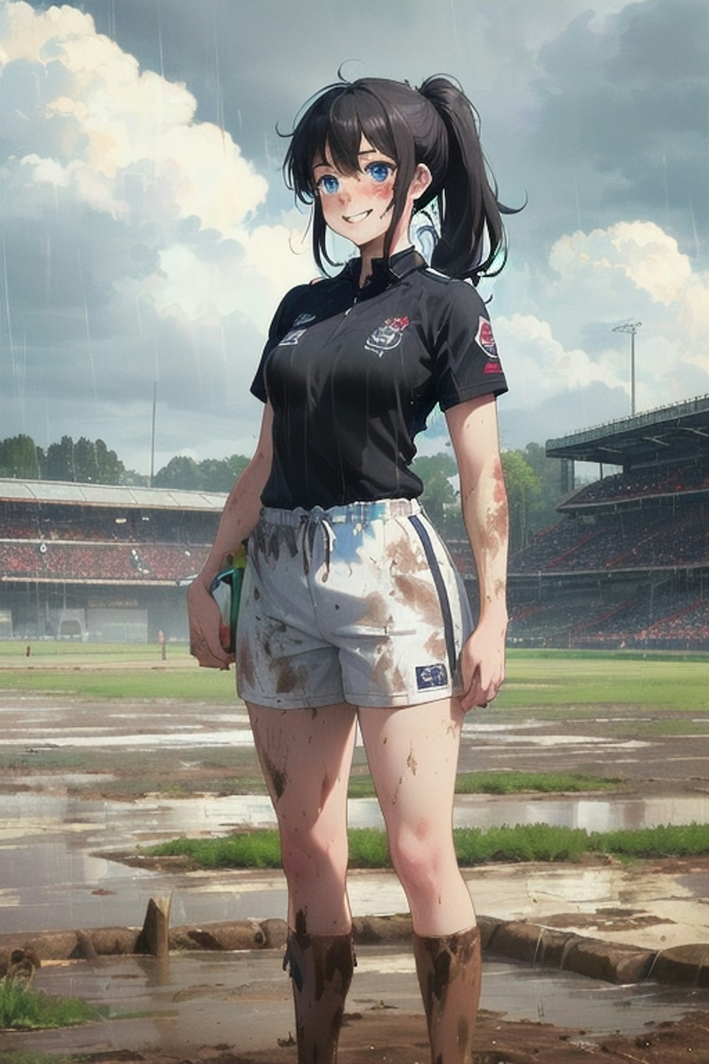 🏉泥まみれの女子ラグビー 59