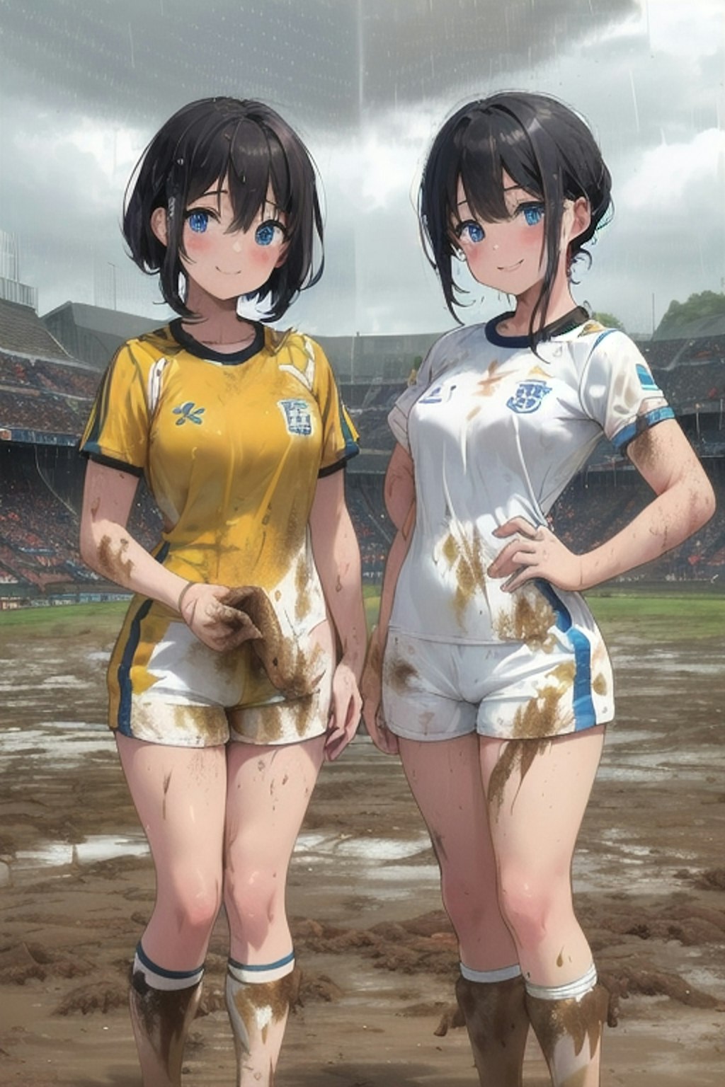 🏉泥まみれの女子ラグビー 59