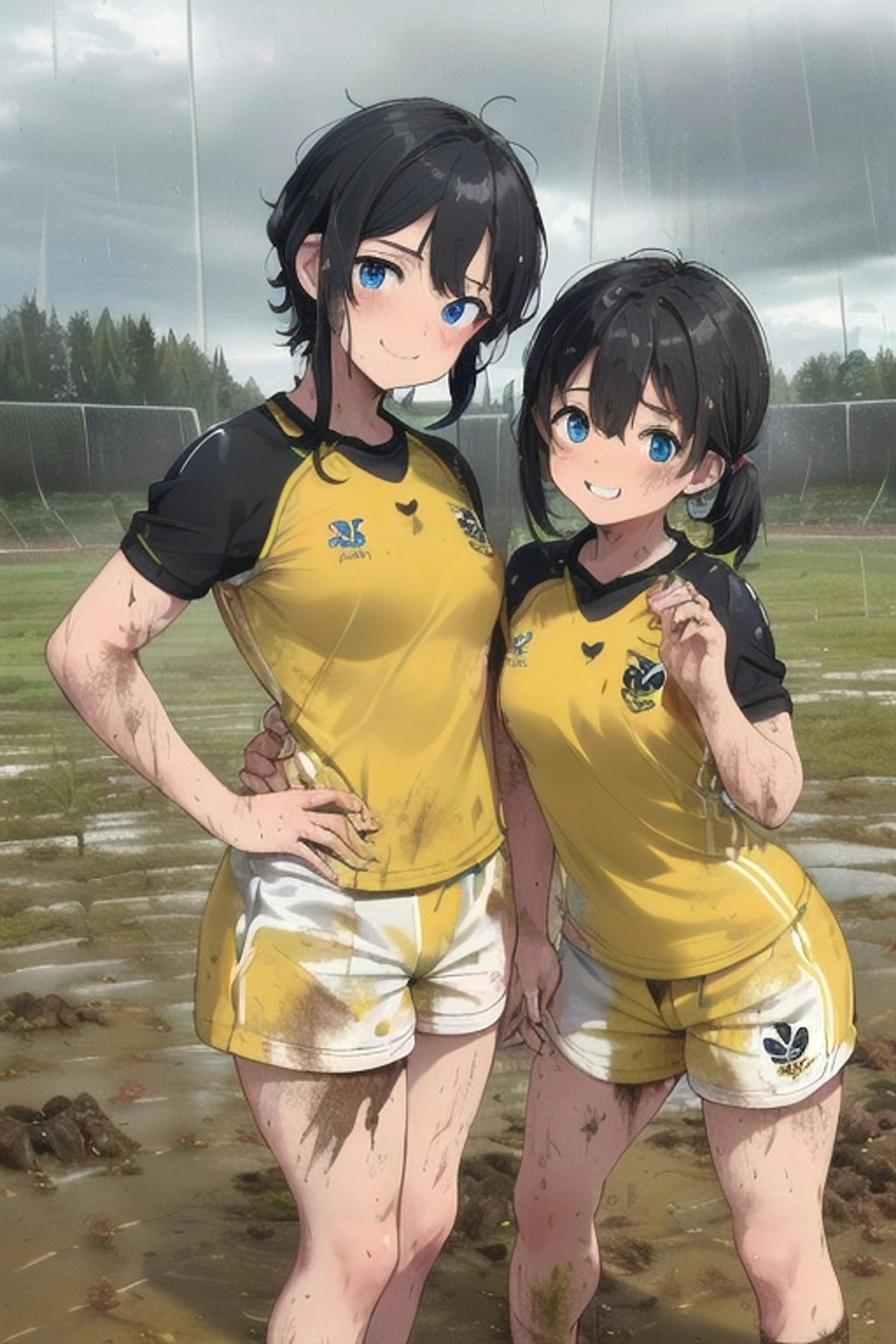 🏉泥まみれの女子ラグビー 59