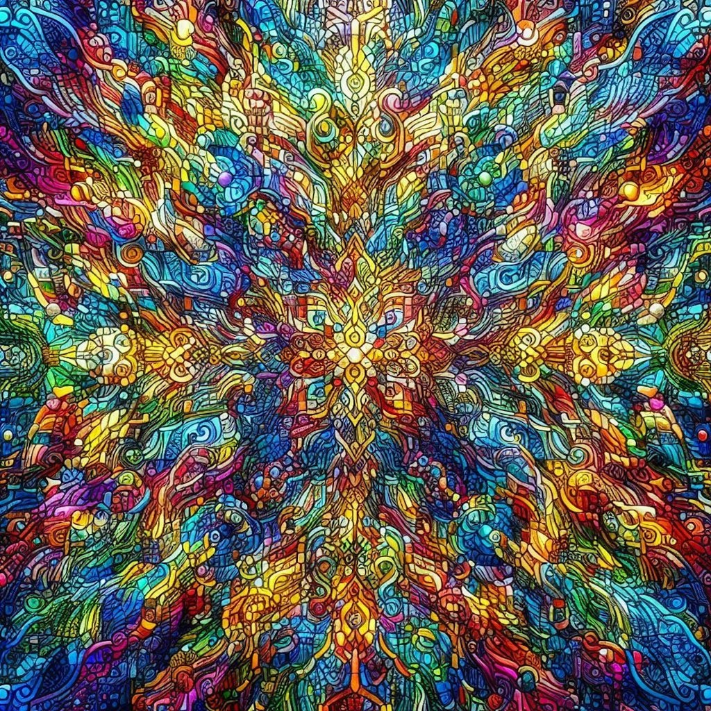 Psychedelic Stained Glass