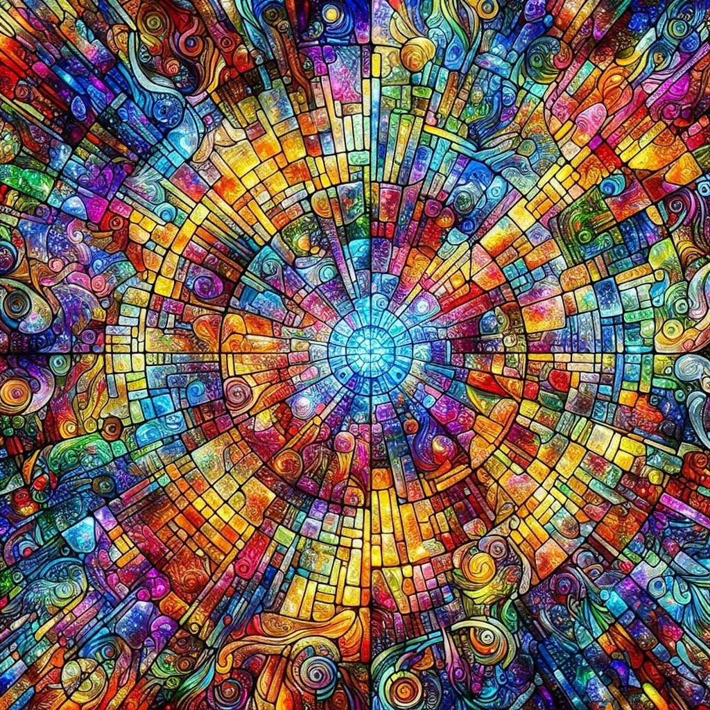 Psychedelic Stained Glass