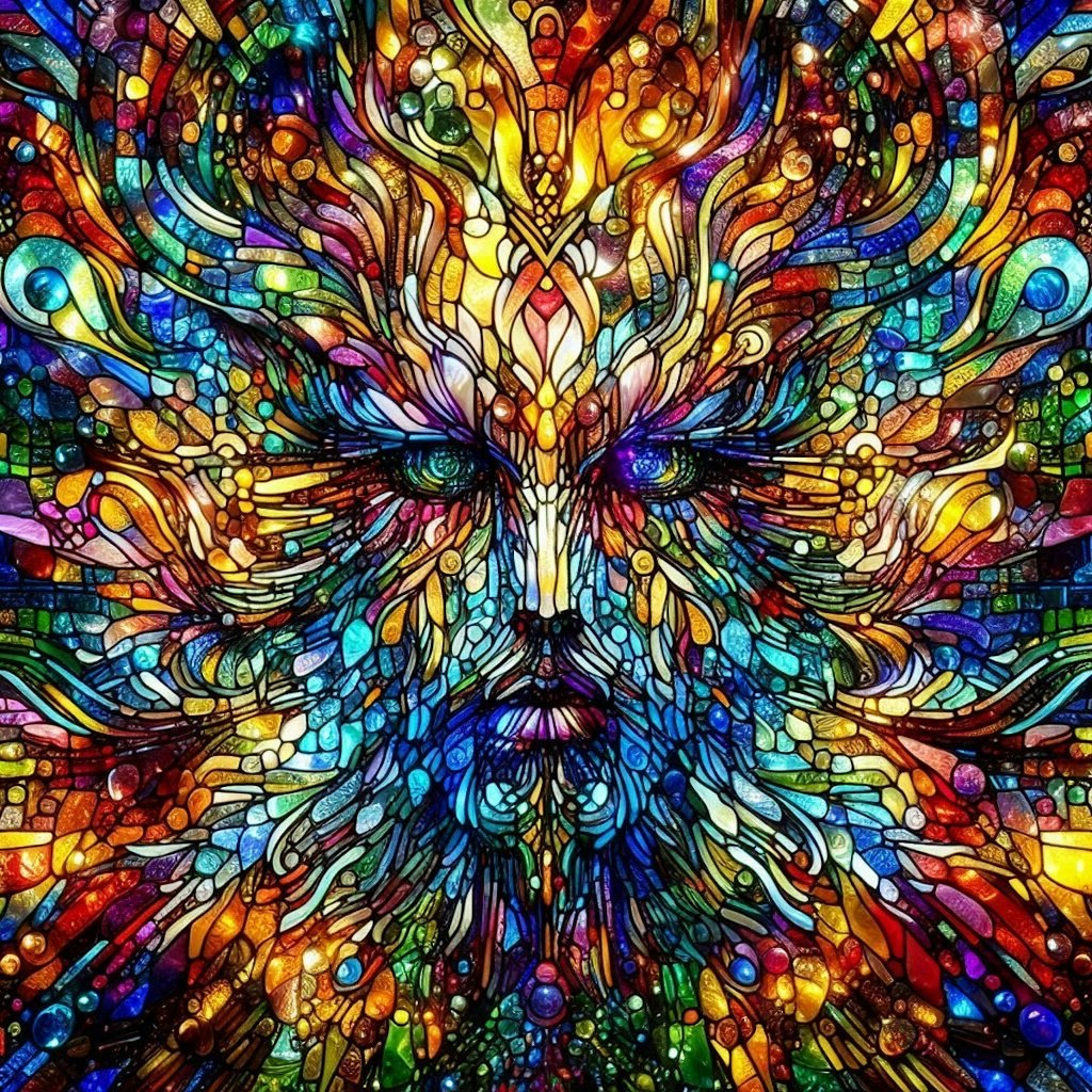 Psychedelic Stained Glass