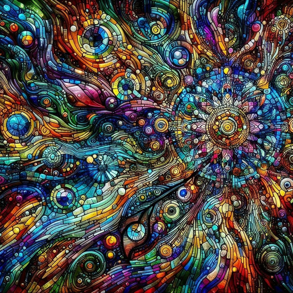 Psychedelic Stained Glass