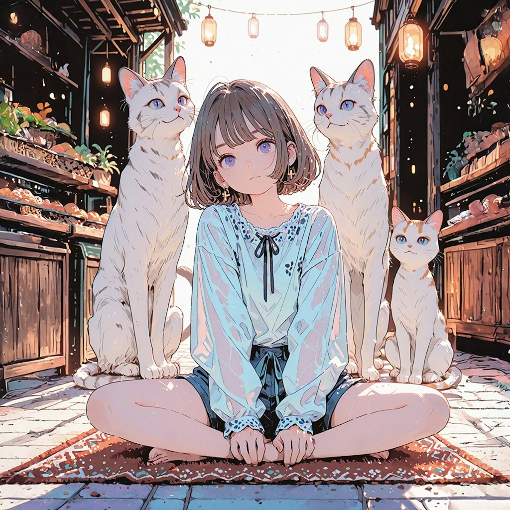 『あんた、道の真ん中に座り込んじゃダメだよ！』