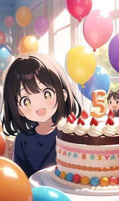 誕生日の女の子