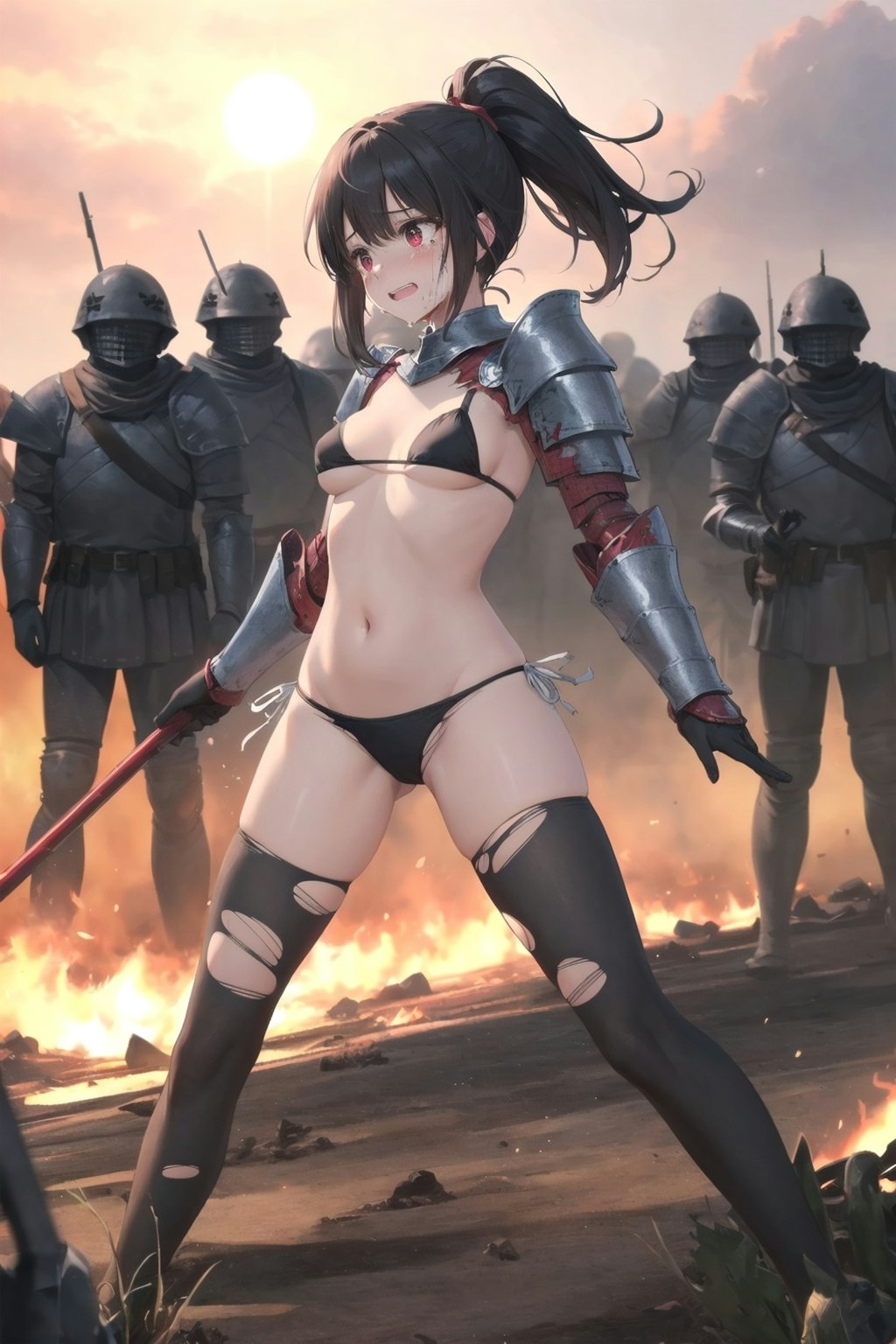 捕まった女戦士ちゃん