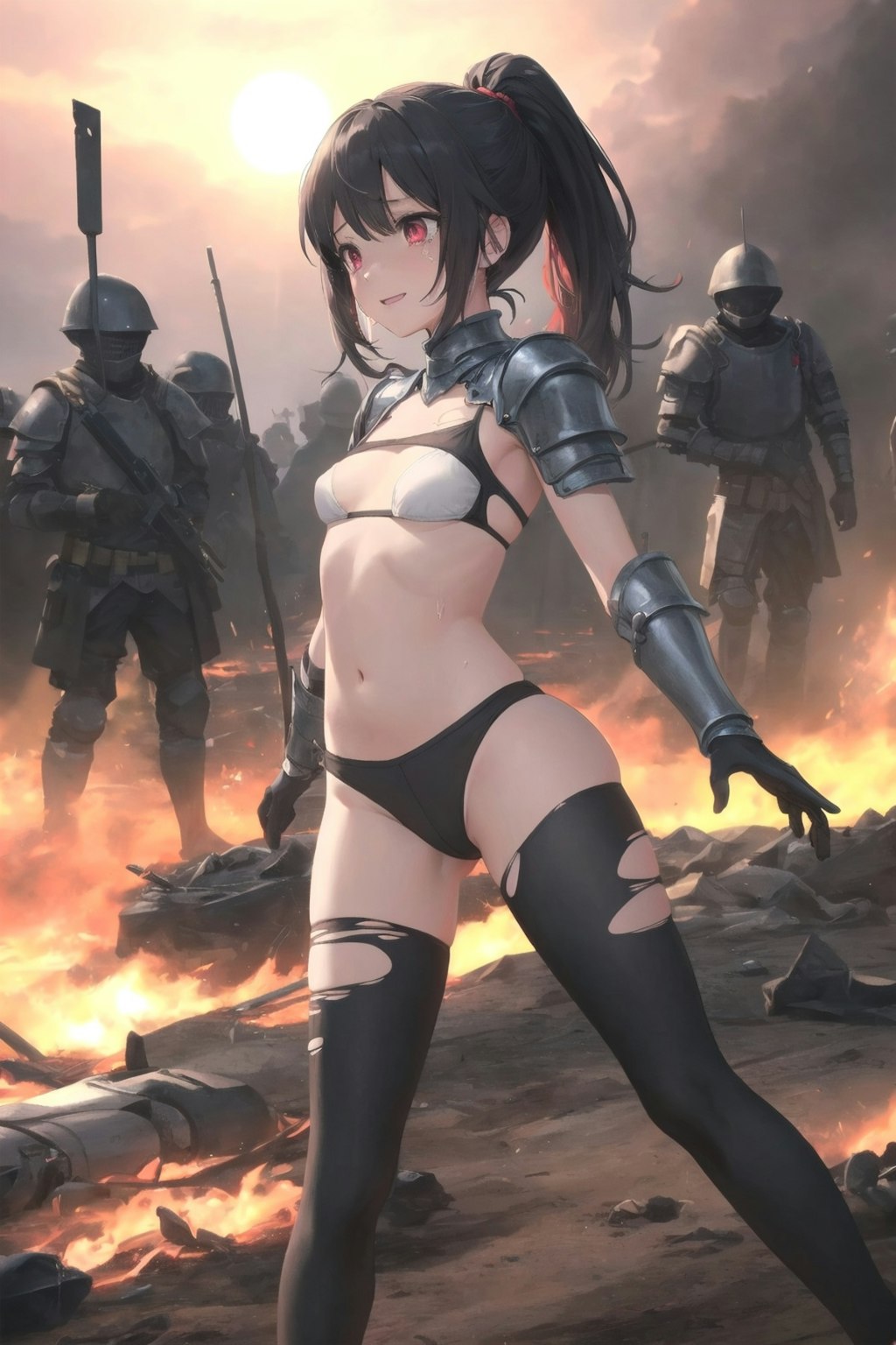 捕まった女戦士ちゃん