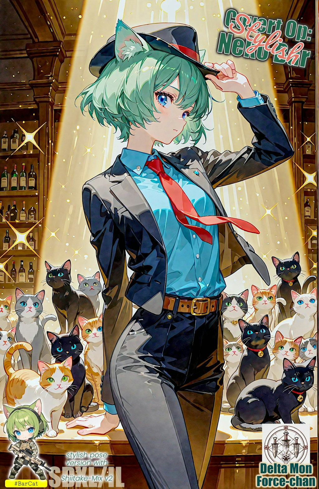 【ネタ】ねこBARスタイリッシュ潜入作戦