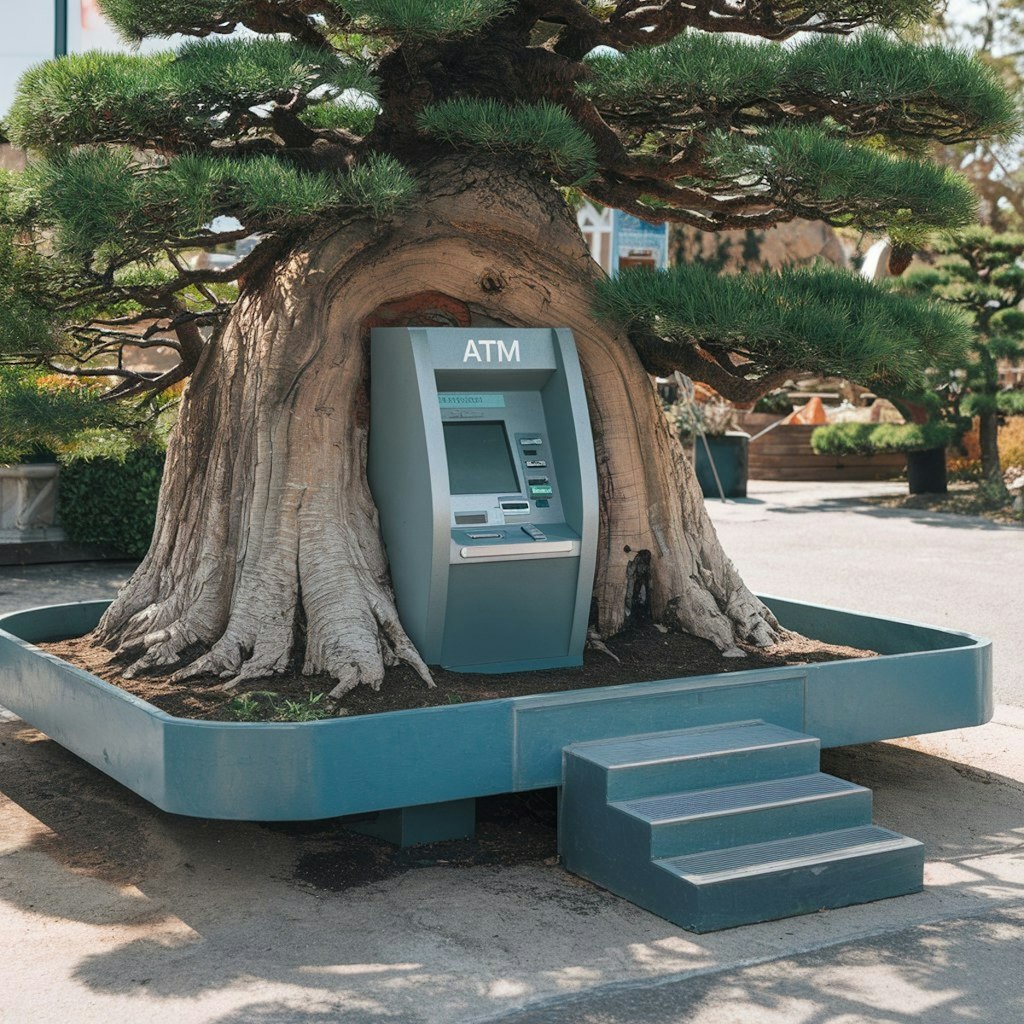 盆栽型ＡＴＭ