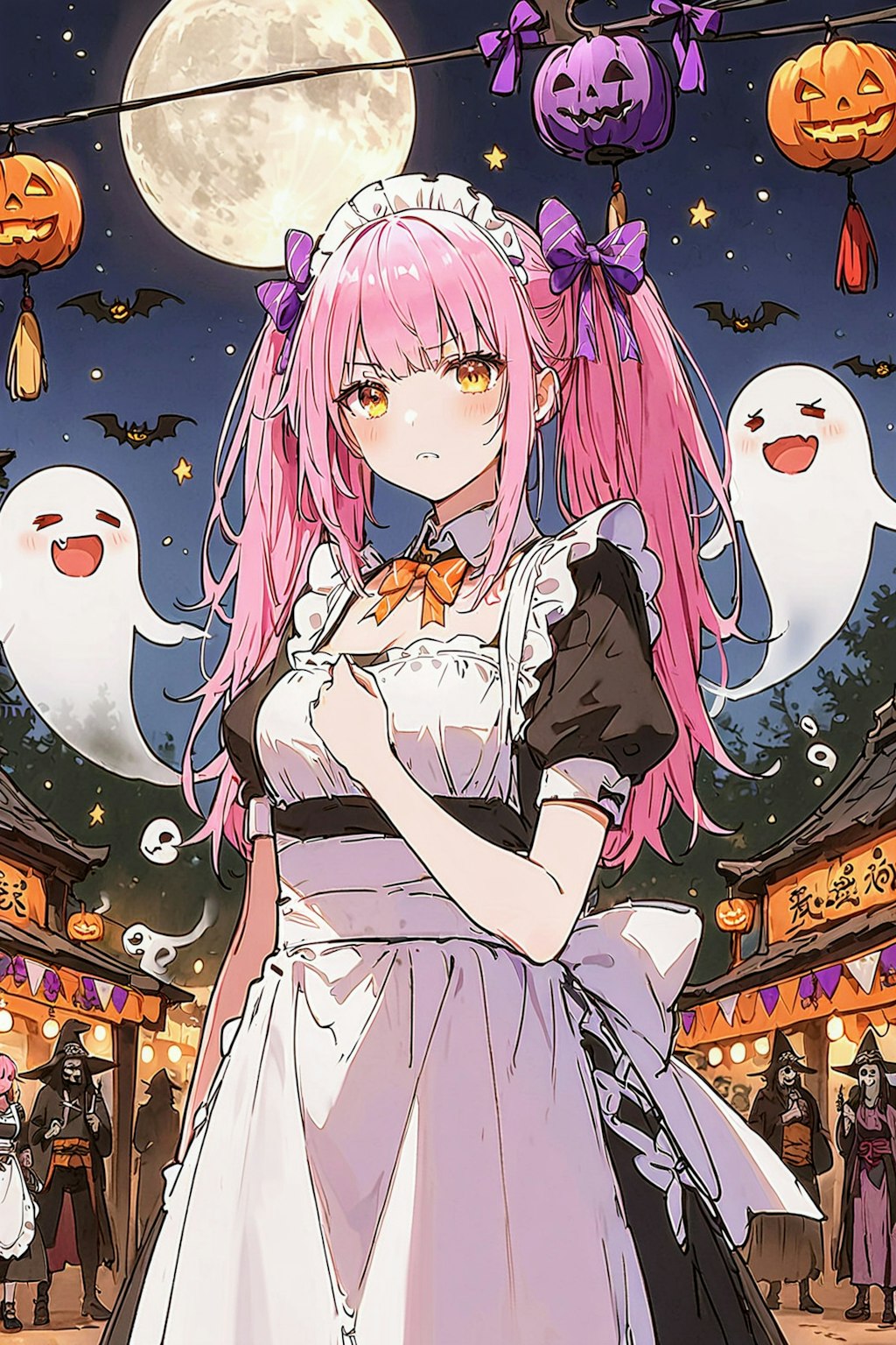 ハロウィンデリバリーメイドさん🎃