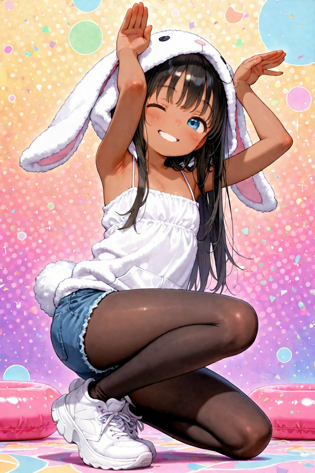 褐色コレクション：2　ウサギさん