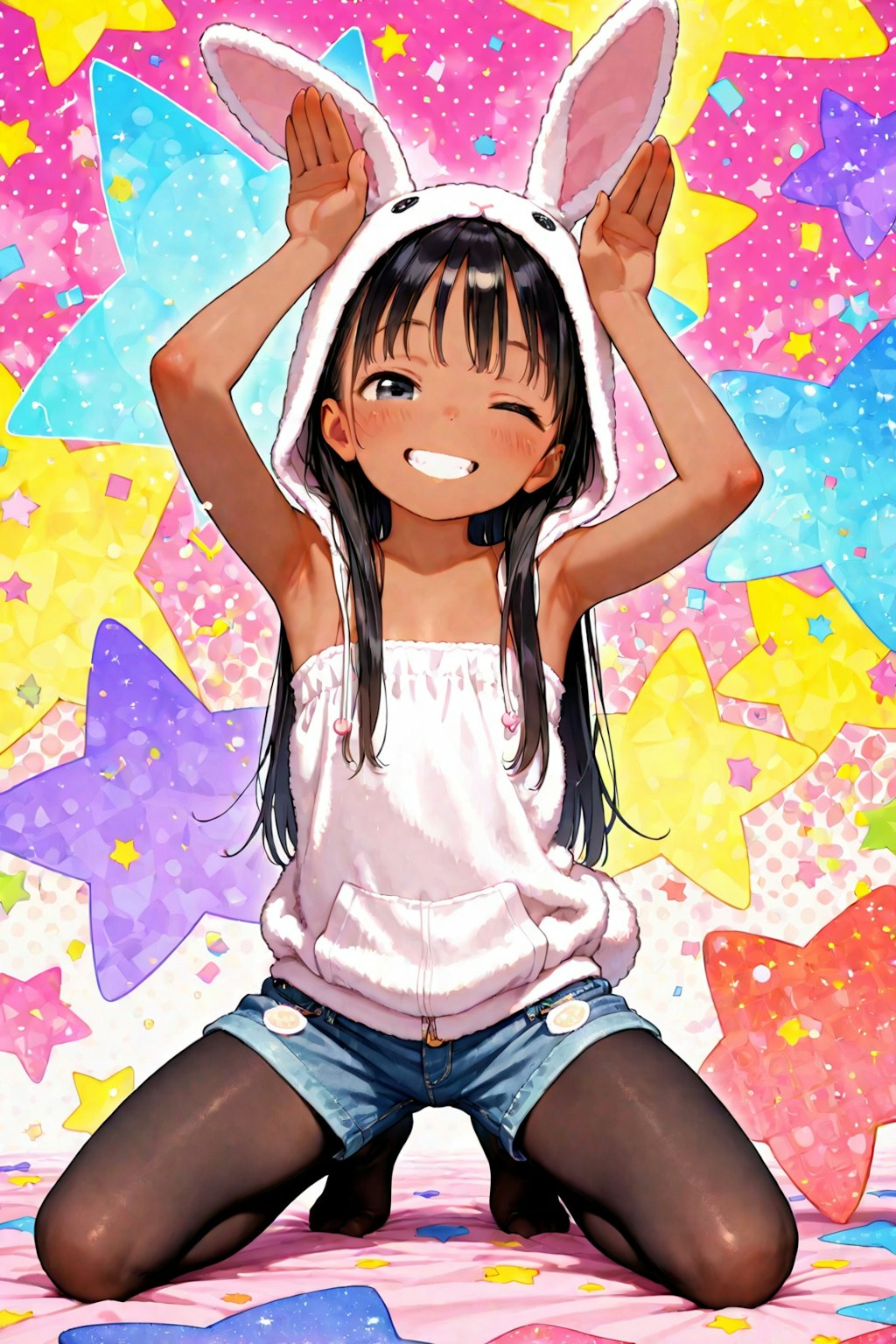 褐色コレクション：2　ウサギさん