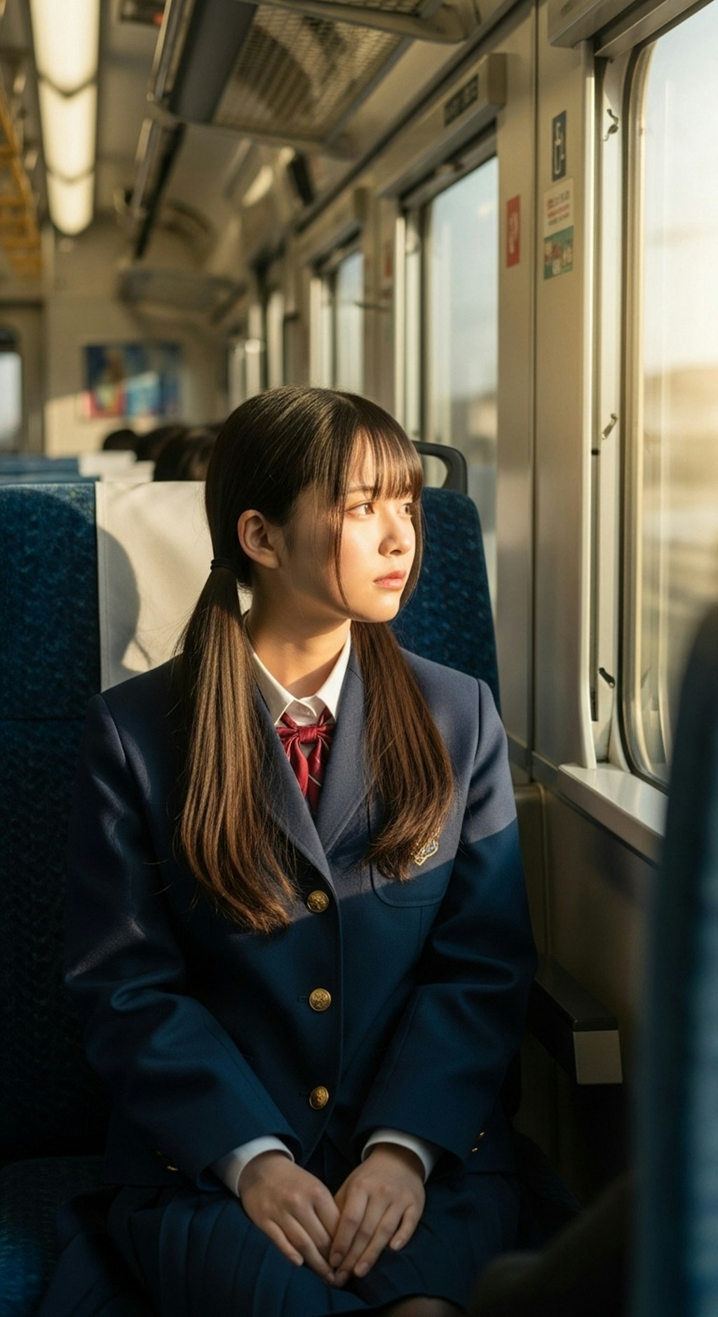 通学中