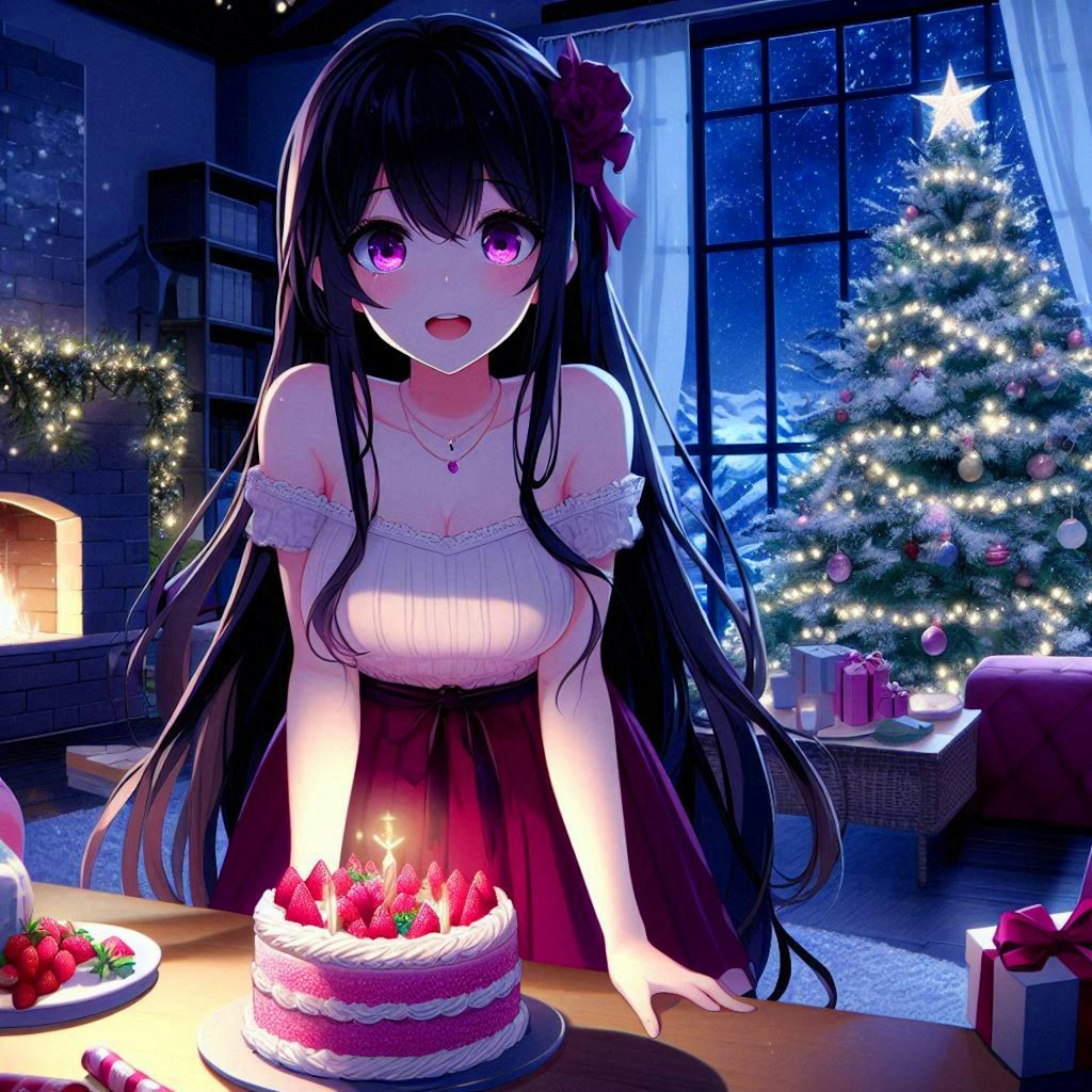 クリスマスケーキと、うちの子★その3(11枚)