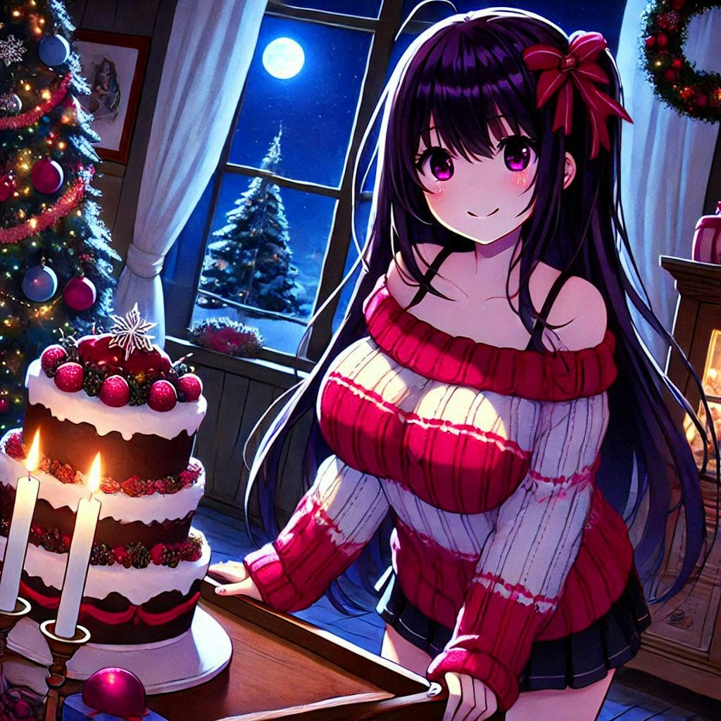 クリスマスケーキと、うちの子★その3(11枚)