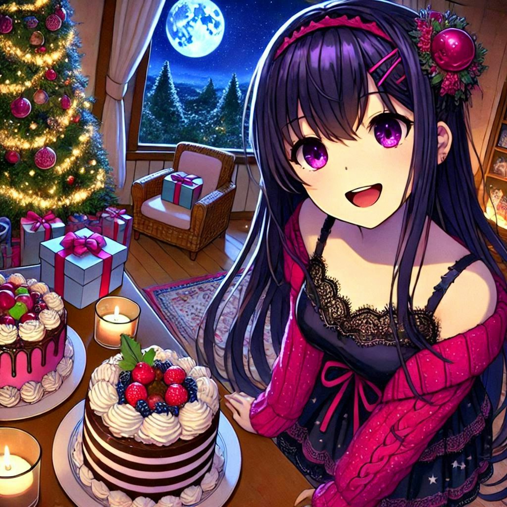 クリスマスケーキと、うちの子★その3(11枚)