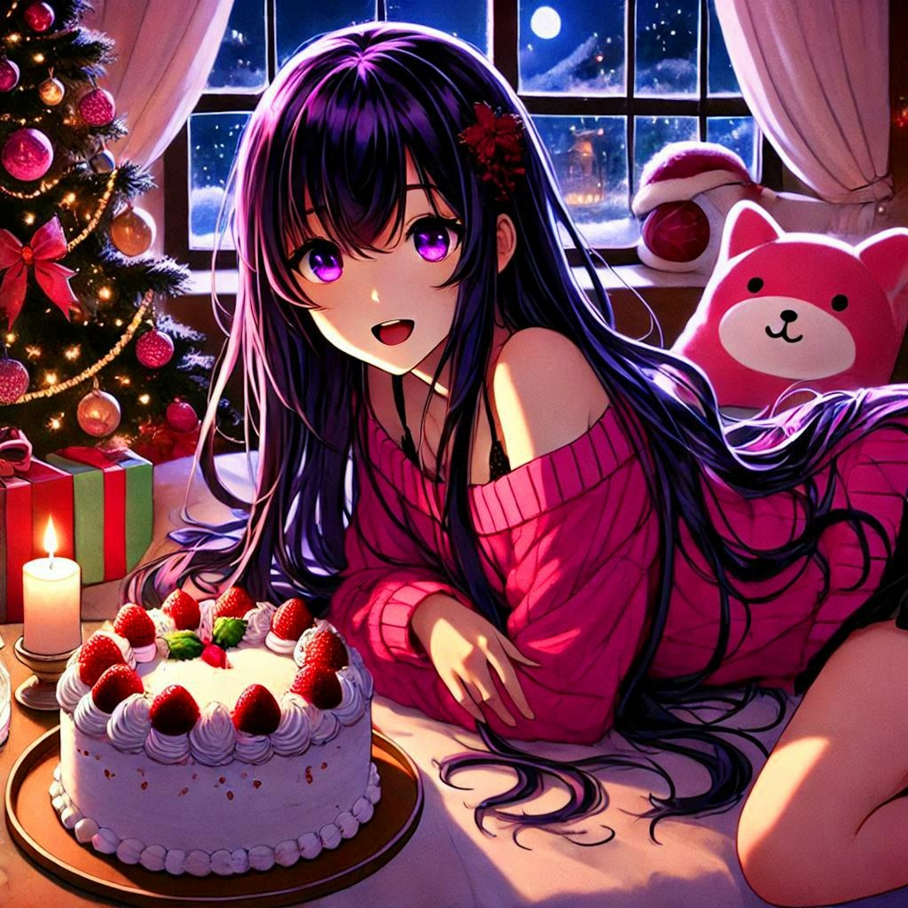 クリスマスケーキと、うちの子★その3(11枚)