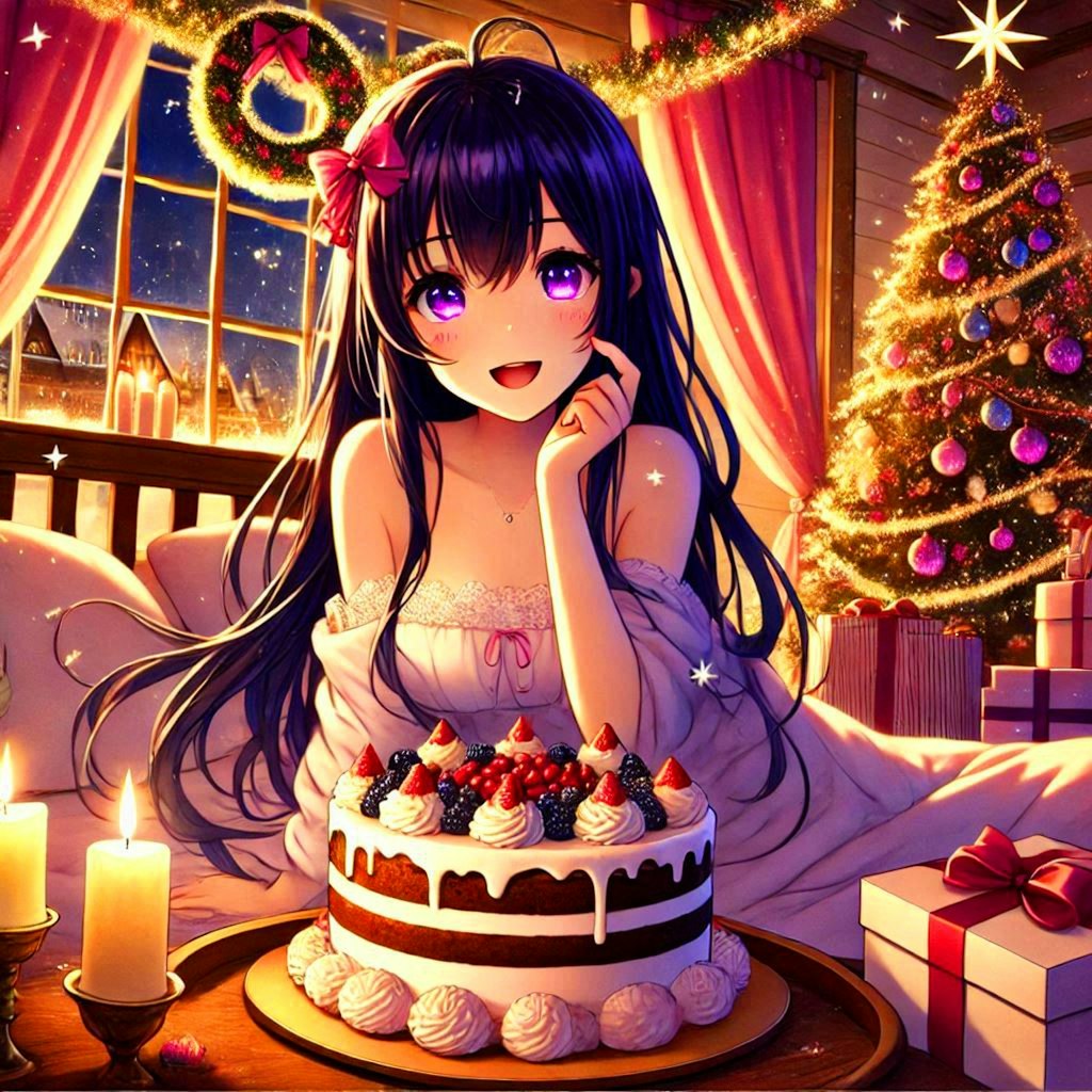 クリスマスケーキと、うちの子★その3(11枚)