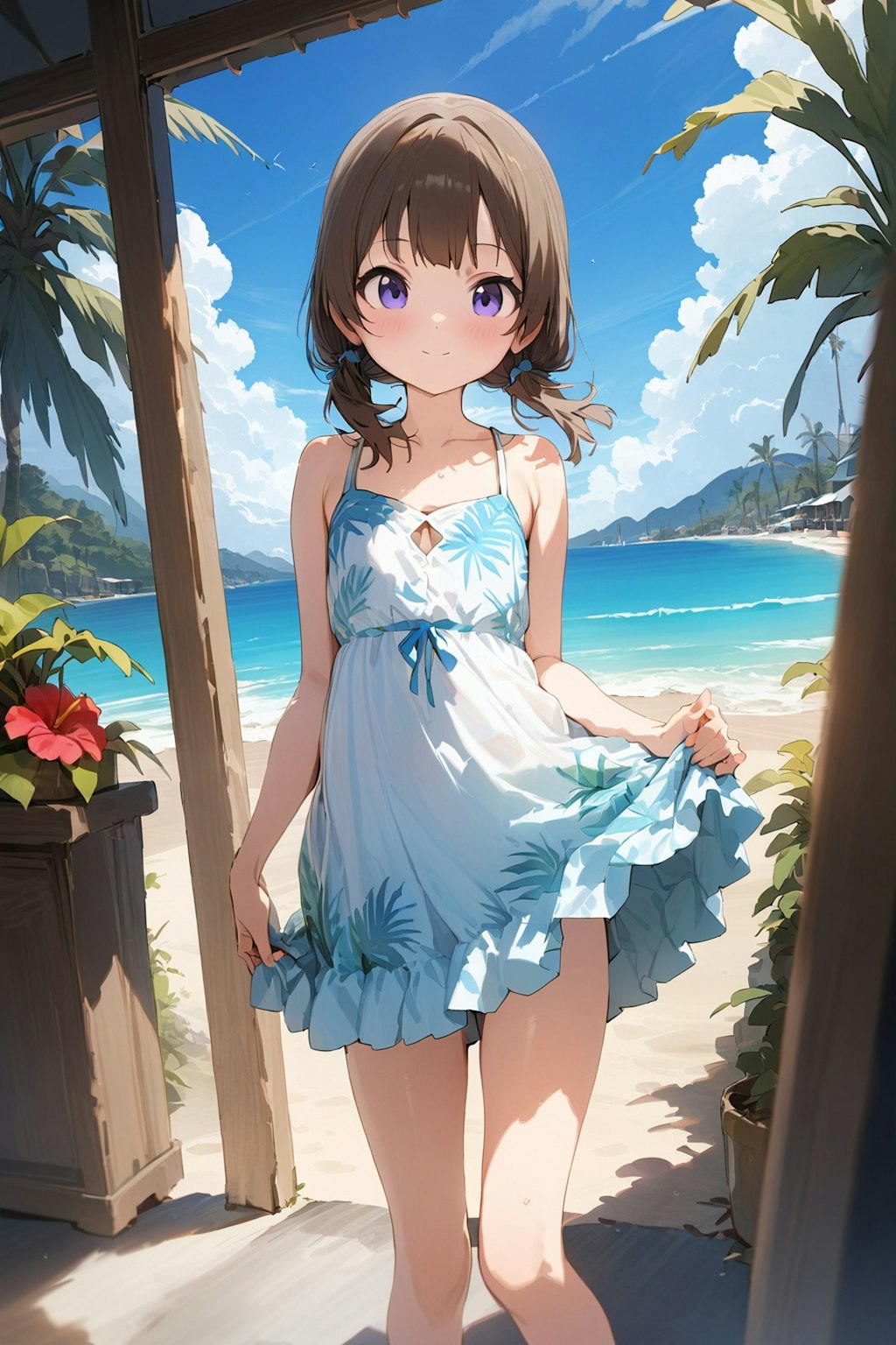 夏の女の子