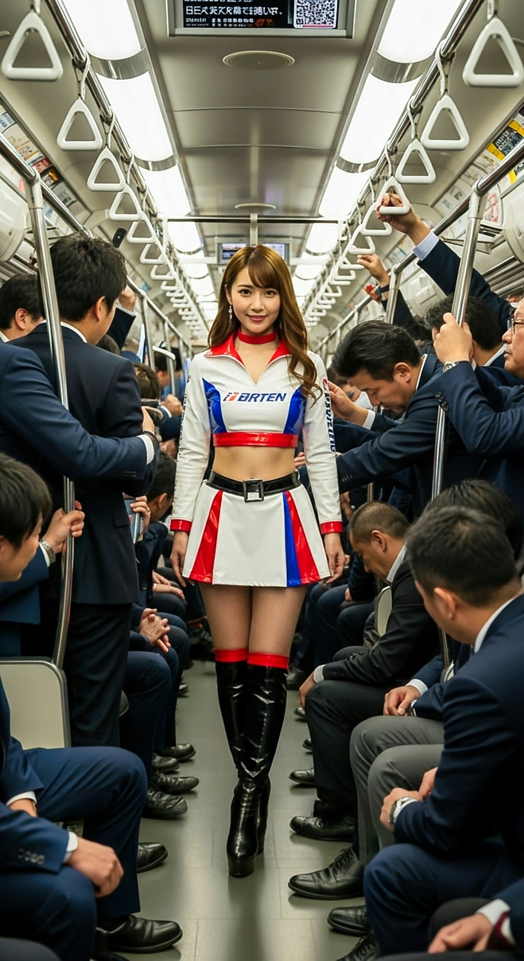 満員電車に乗っているRQ