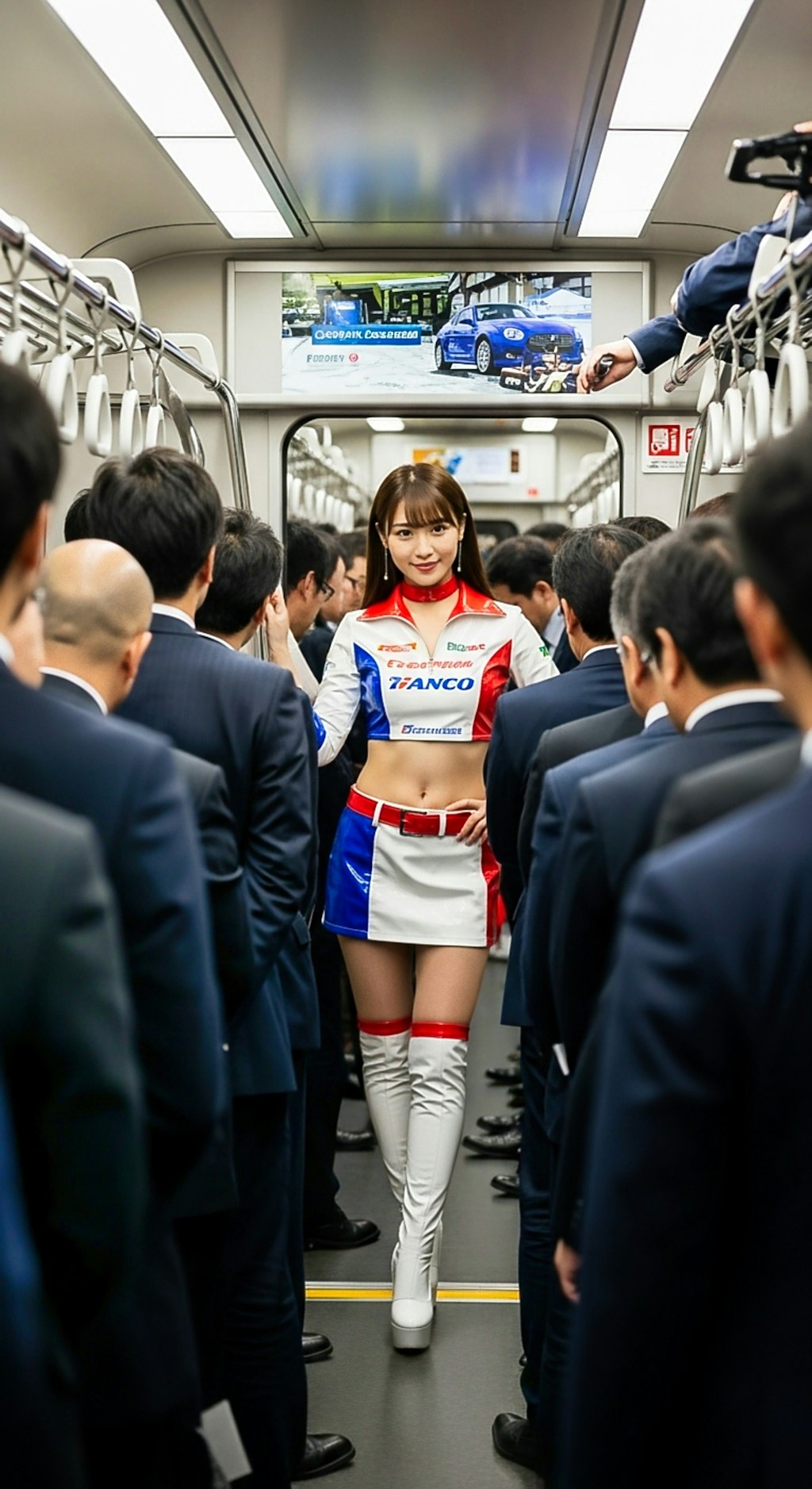 満員電車に乗っているRQ