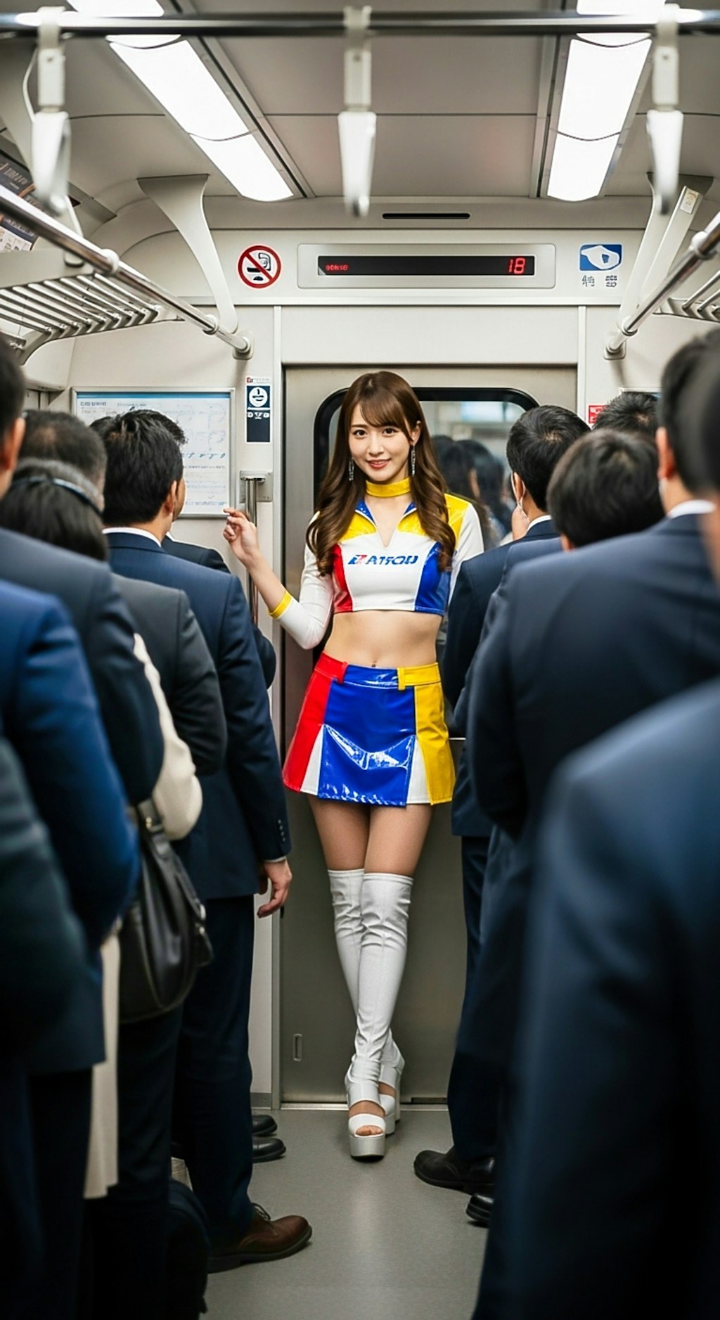 満員電車に乗っているRQ