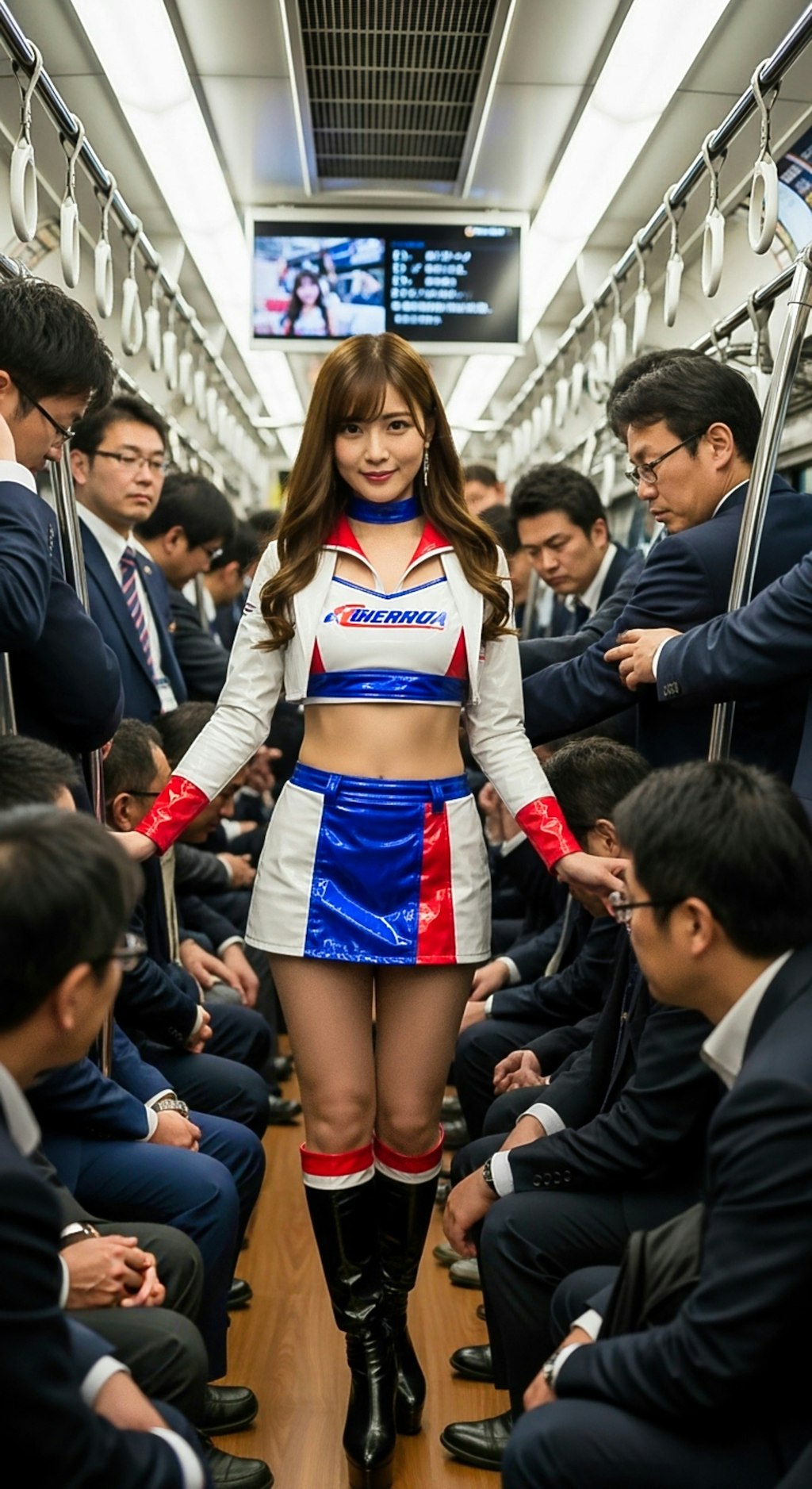 満員電車に乗っているRQ