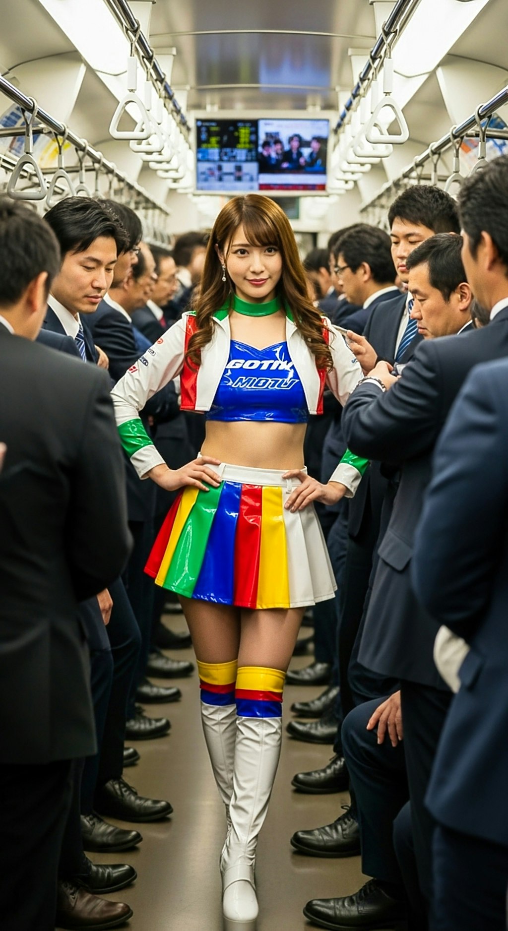 満員電車に乗っているRQ