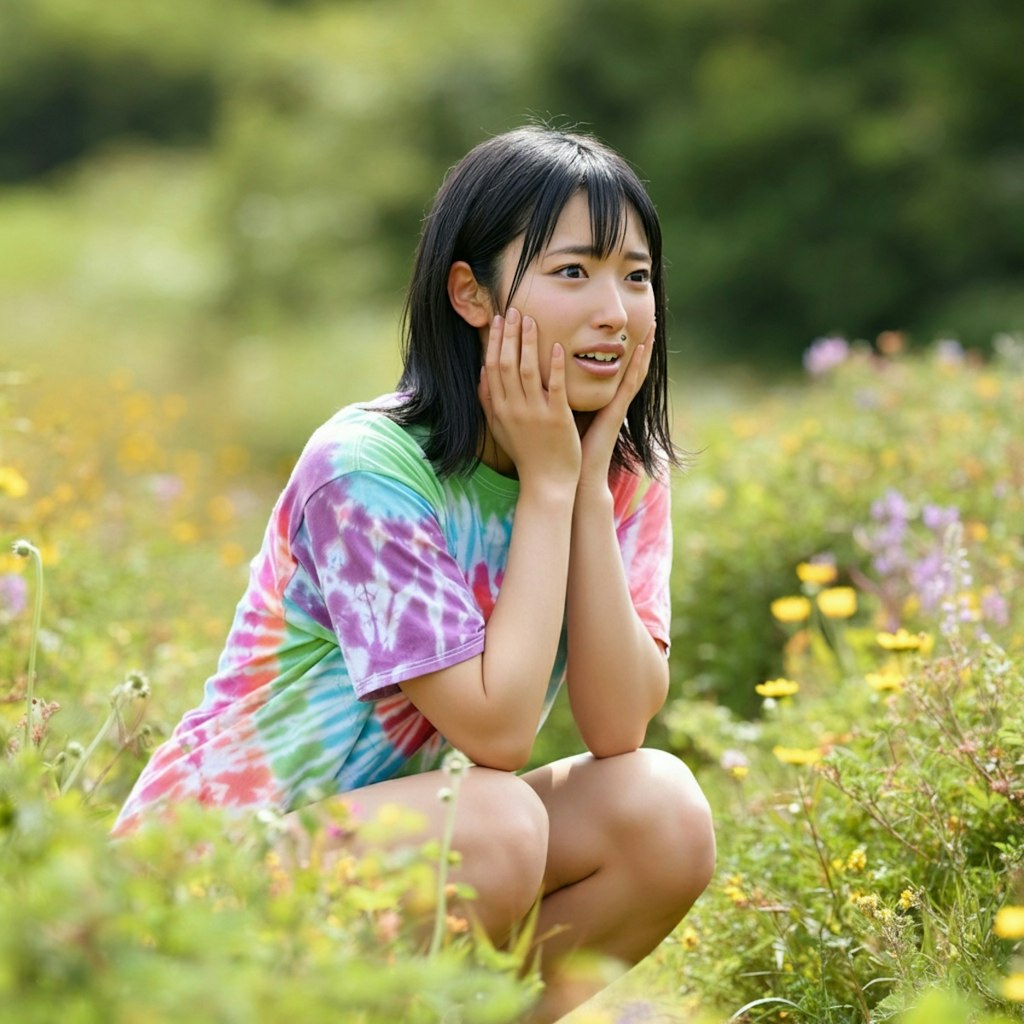 お花摘み