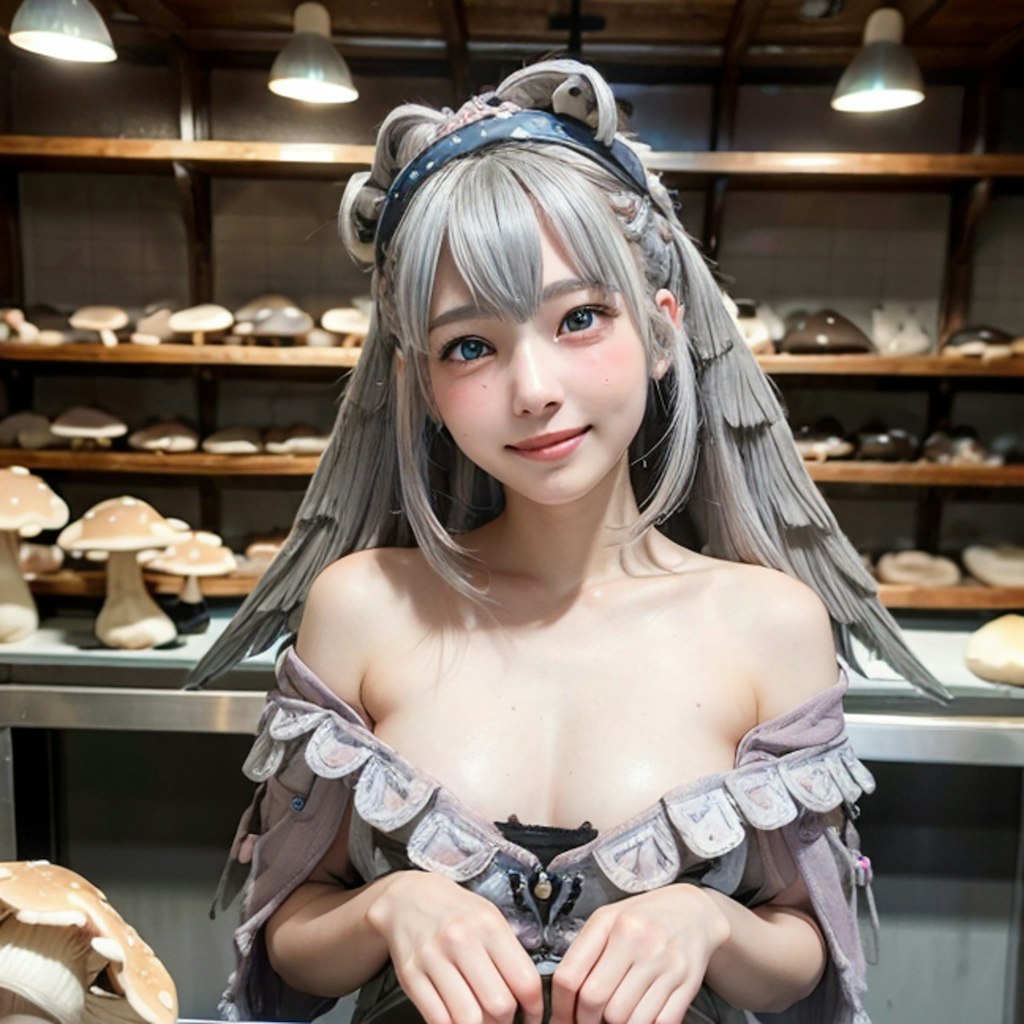 キノコ屋の看板娘