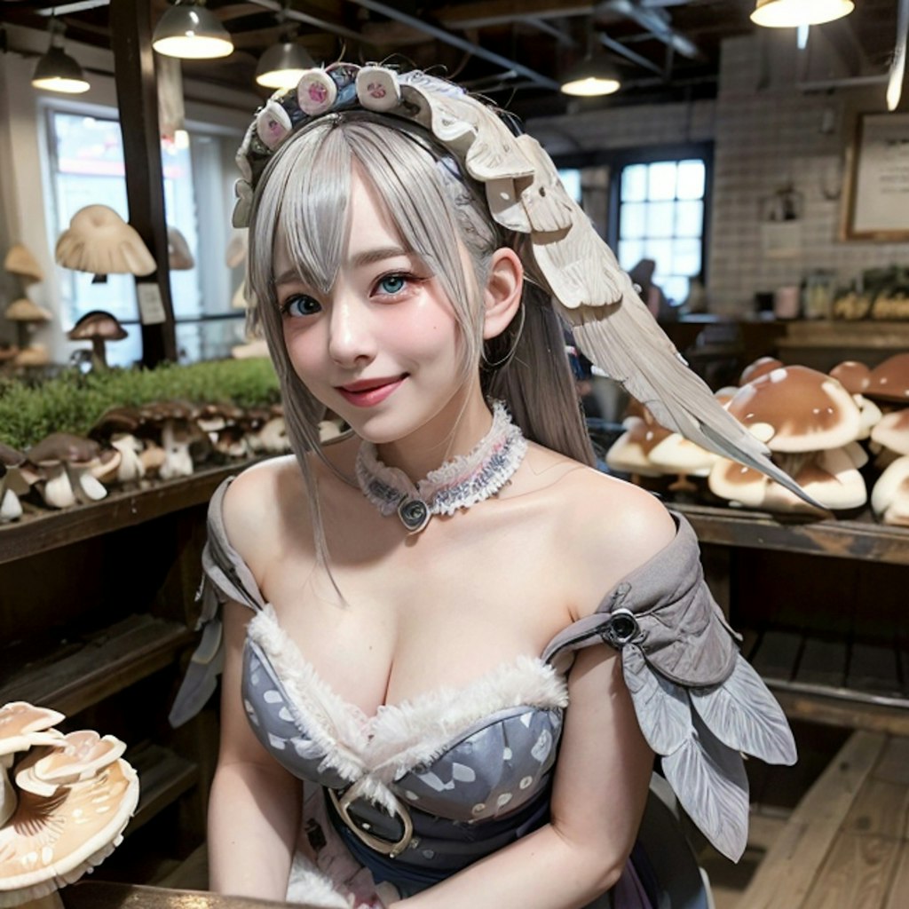 キノコ屋の看板娘