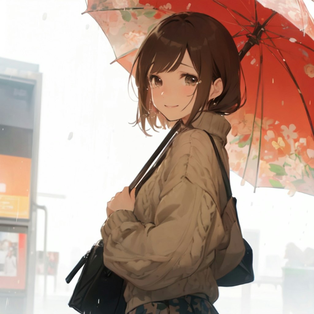 セシールの雨傘