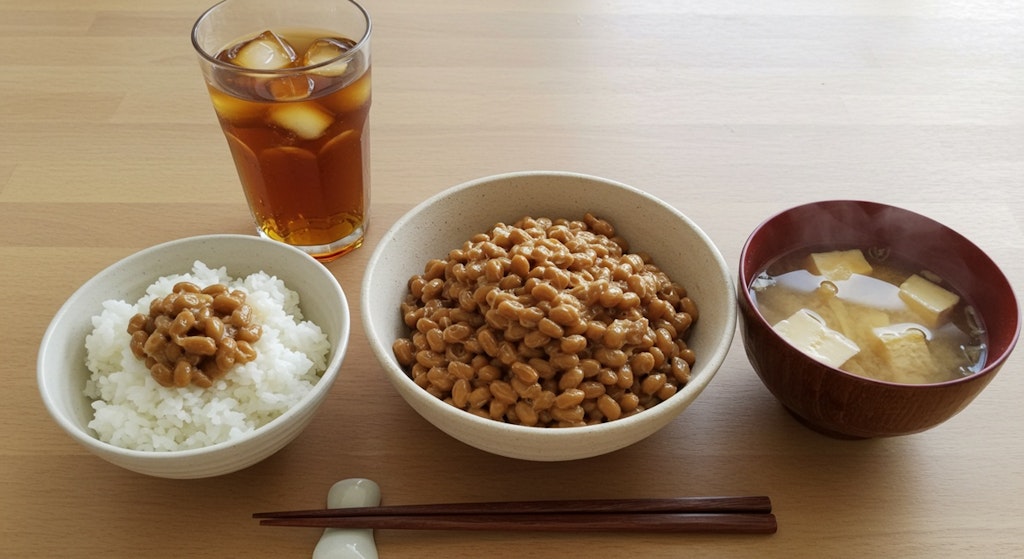 摩訶不思議食堂の納豆定食