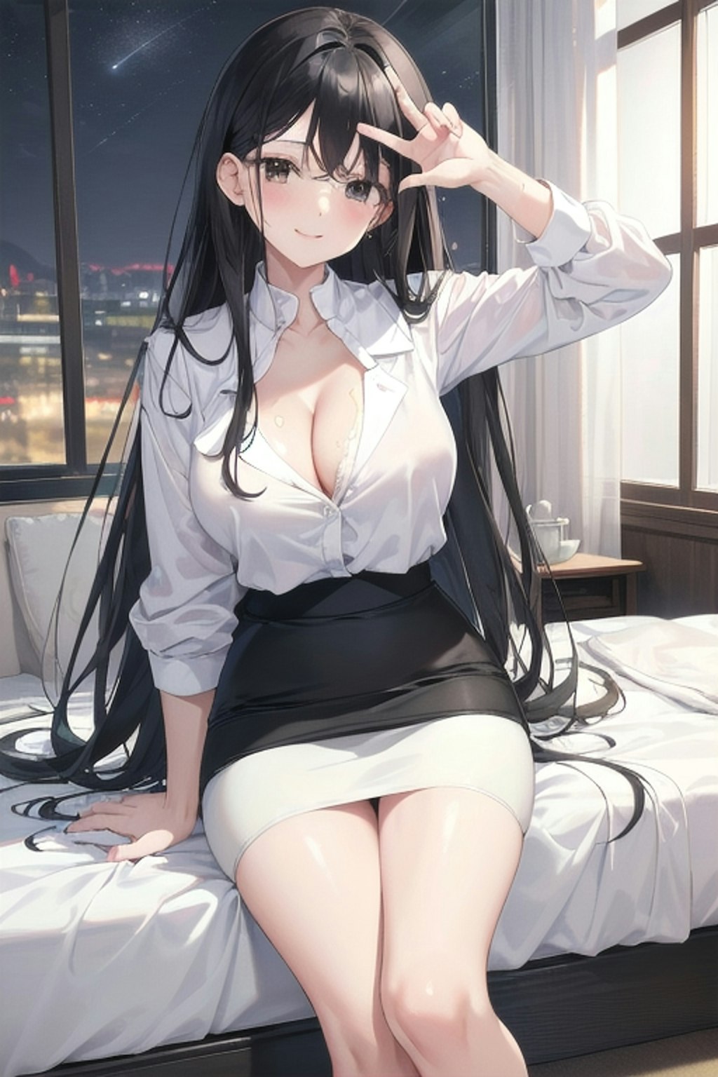 似たような制服いっぱい