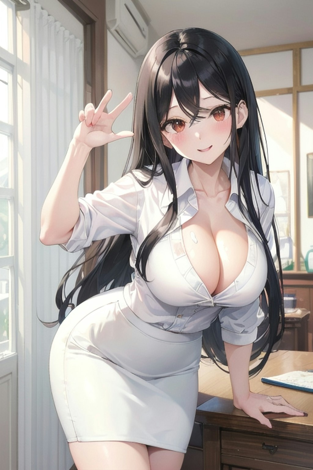 似たような制服いっぱい