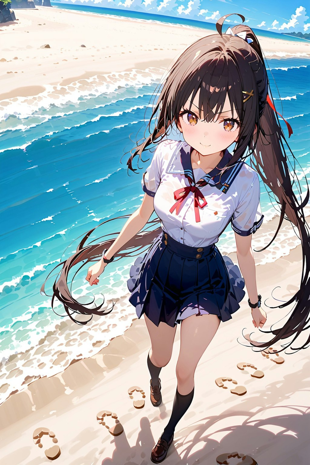 海　少女