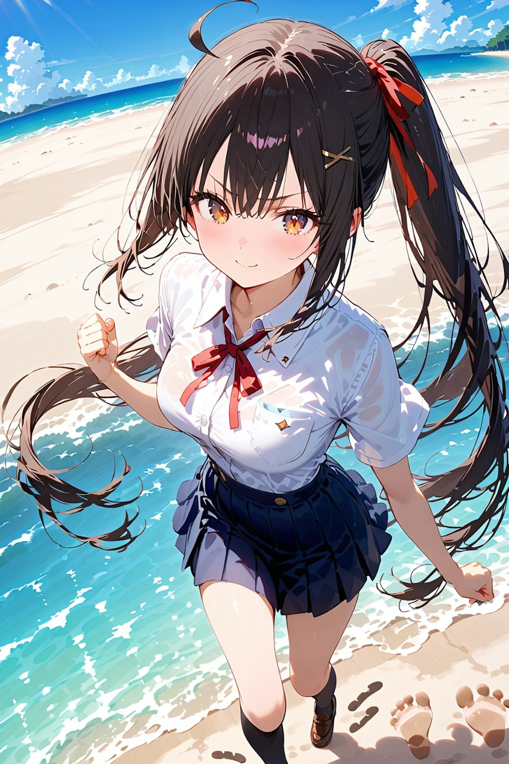 海　少女