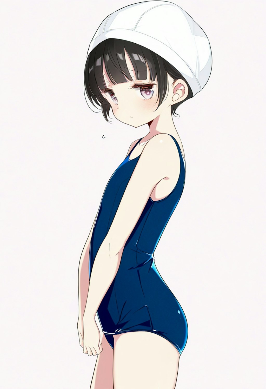 【即堕ち】スイムキャップな女の子