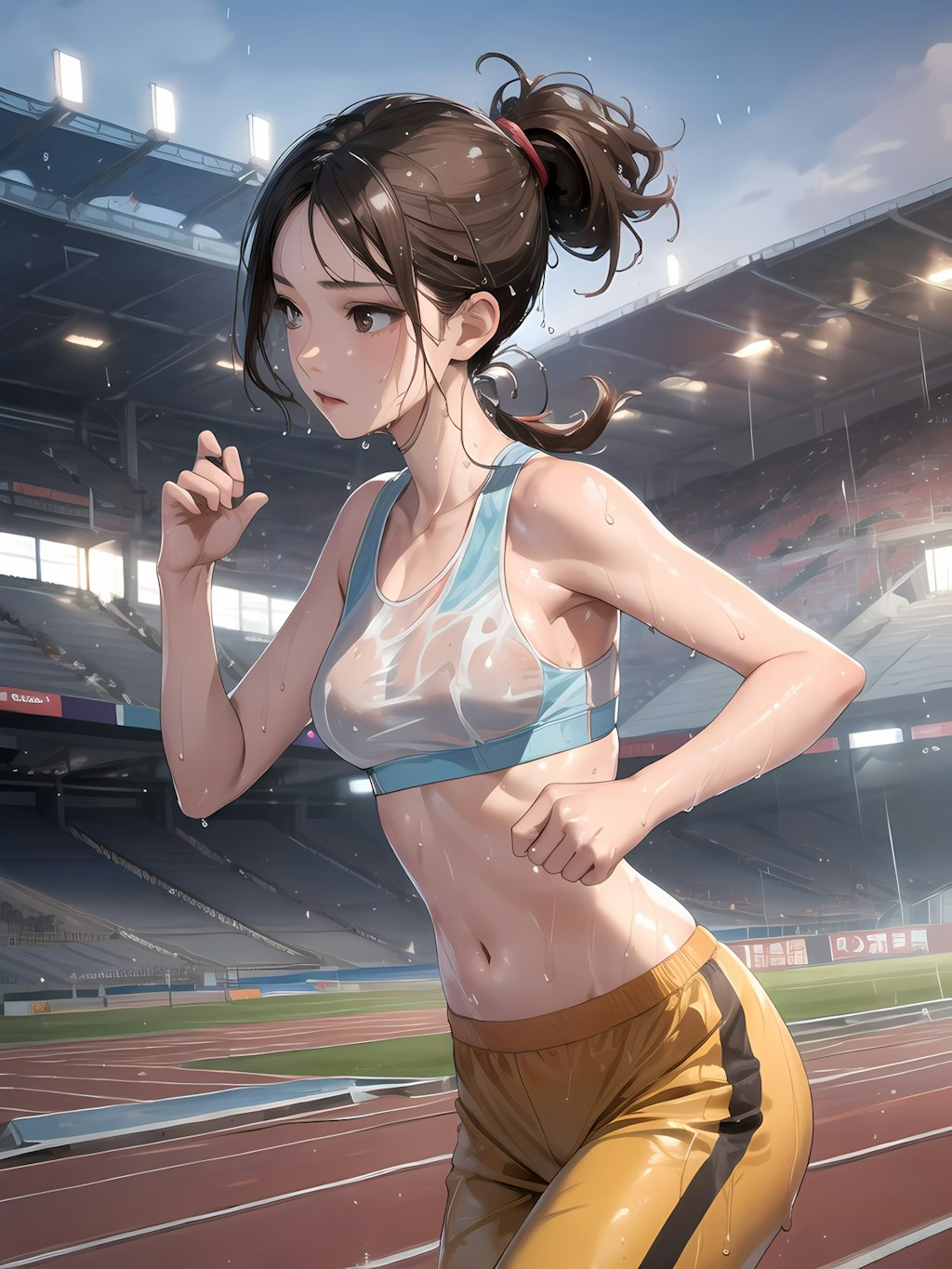 女子陸上選手