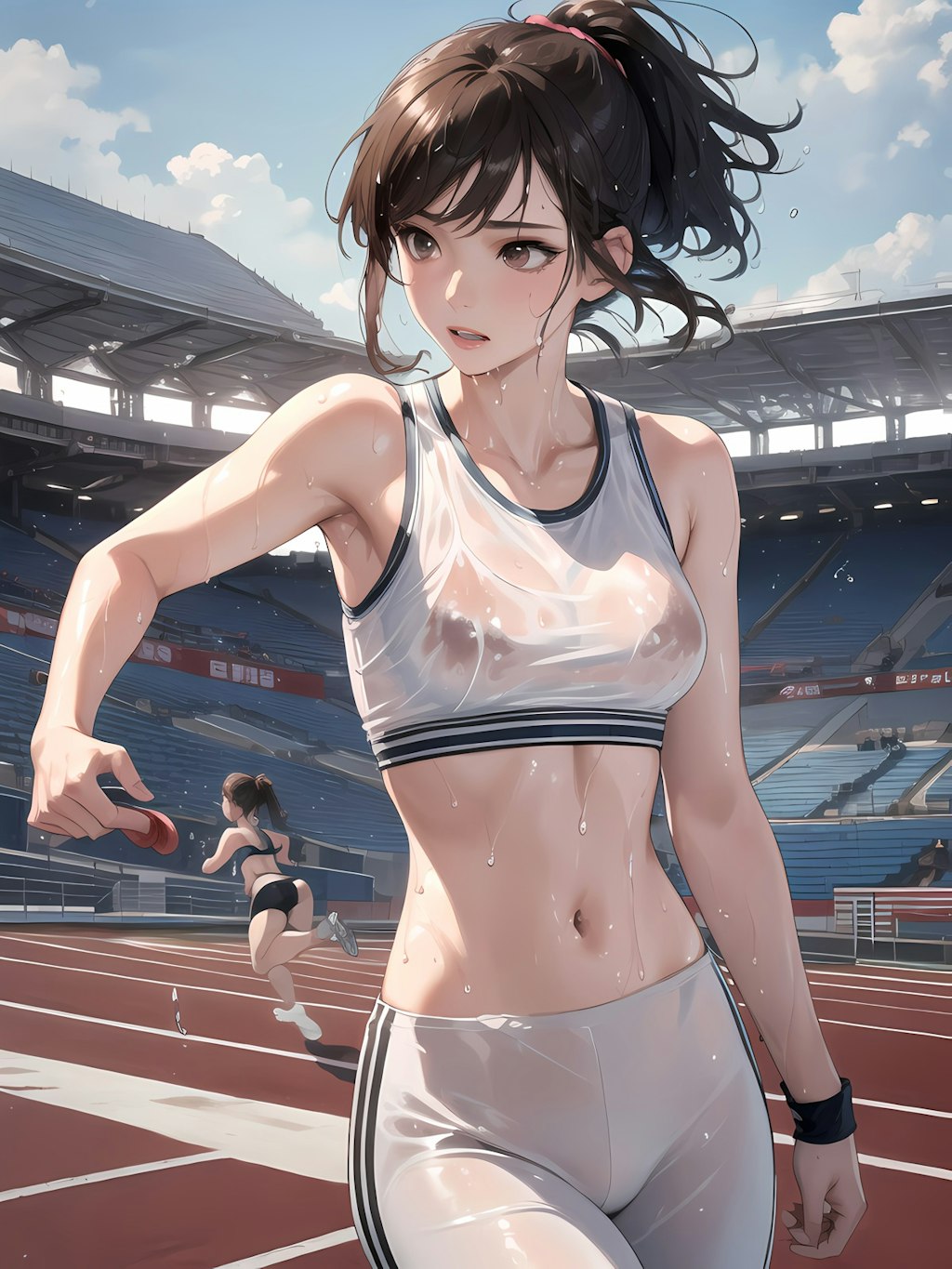 女子陸上選手