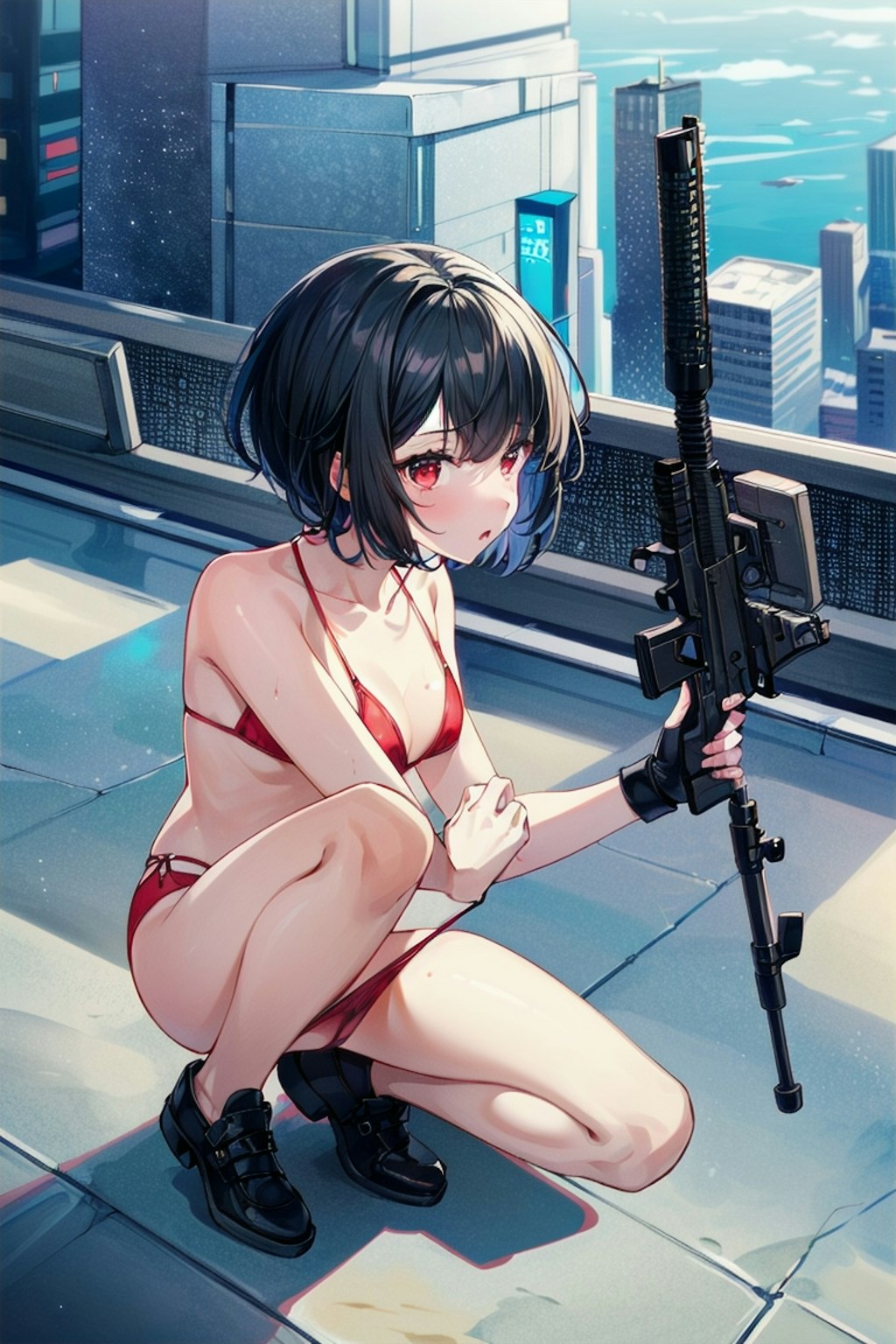 銃と美少女系