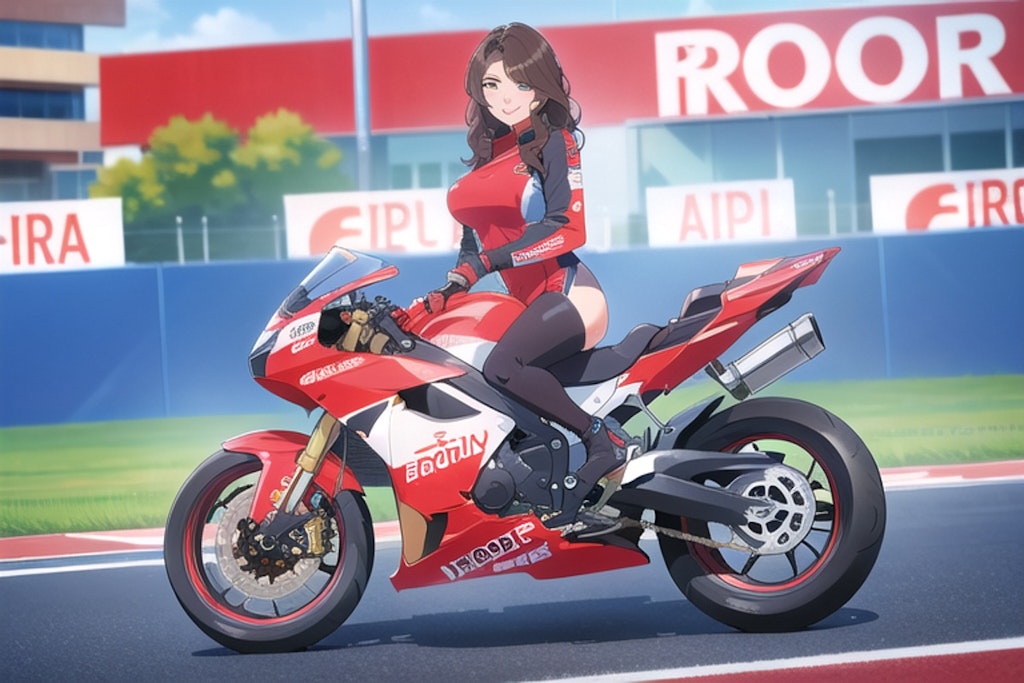 バイクの少女２