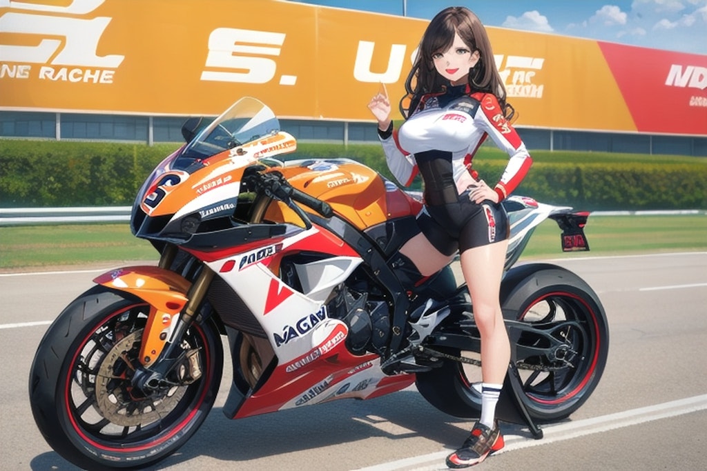 バイクの少女２