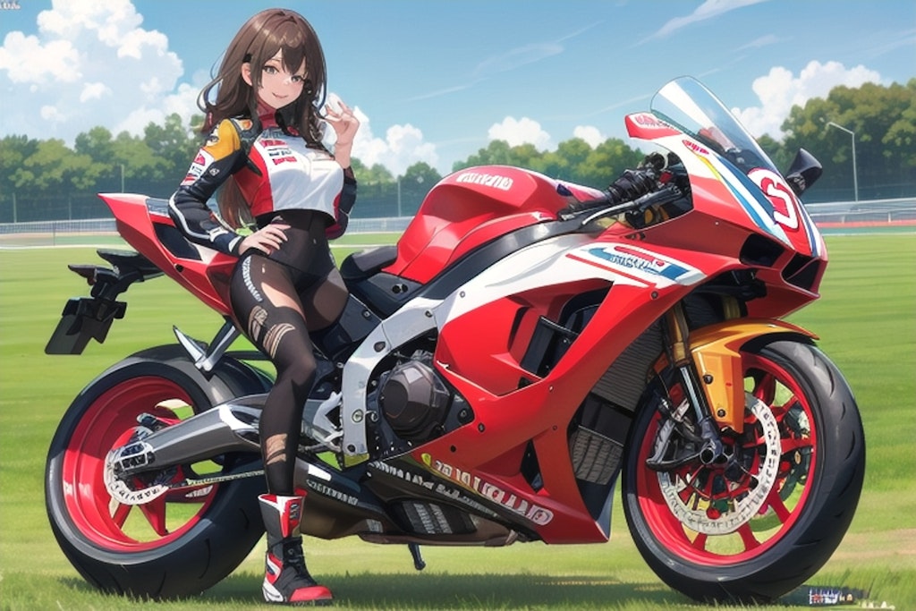 バイクの少女２