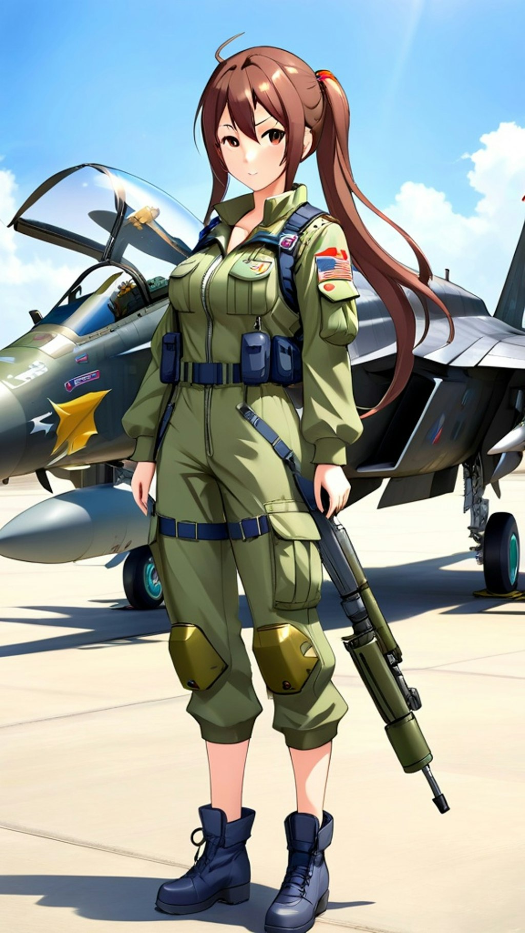 擬人化　F-15 イーグル　2