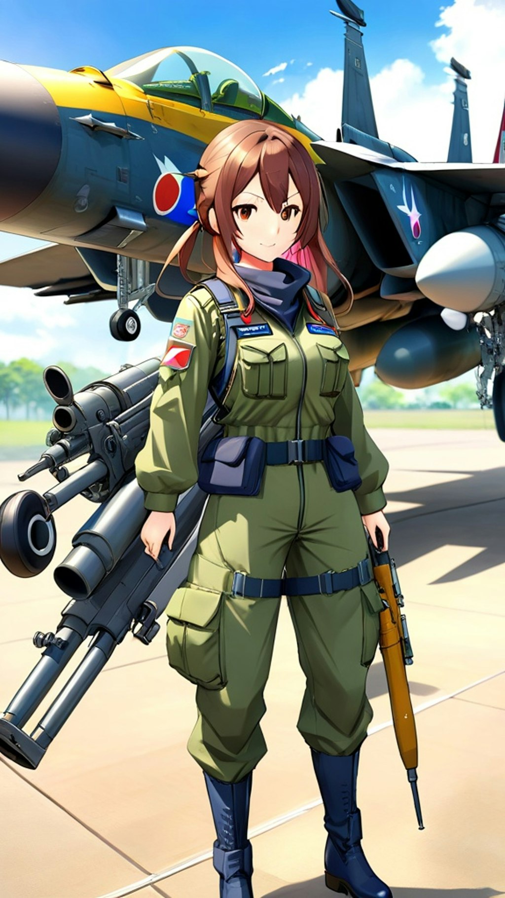 擬人化　F-15 イーグル　2